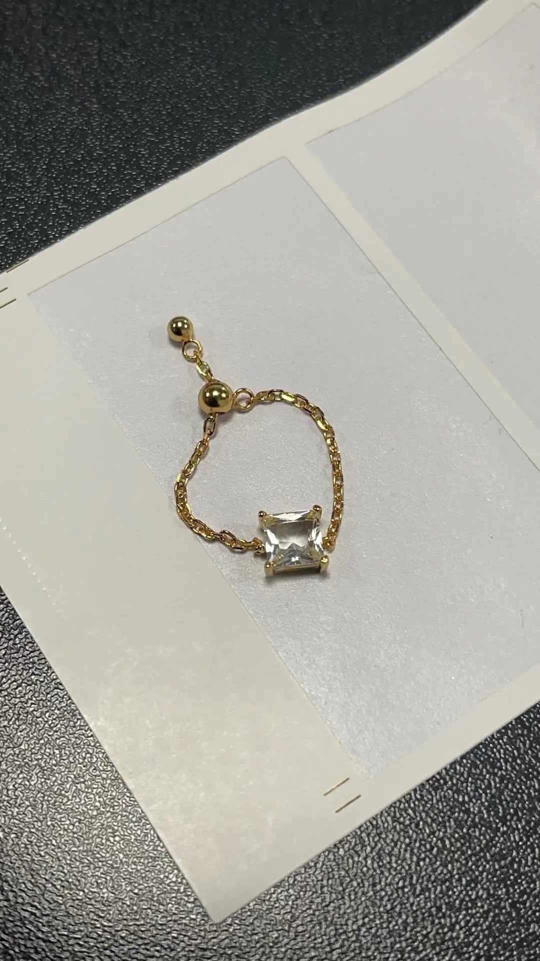 Creative Adjustable Finger Chain Ring Design (MOQ 20) - Fallon Gifts