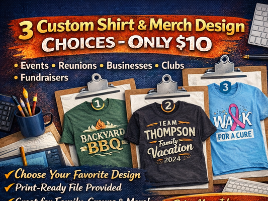 Custom Personalized T-Shirt for Events and Families - Fallon Gifts