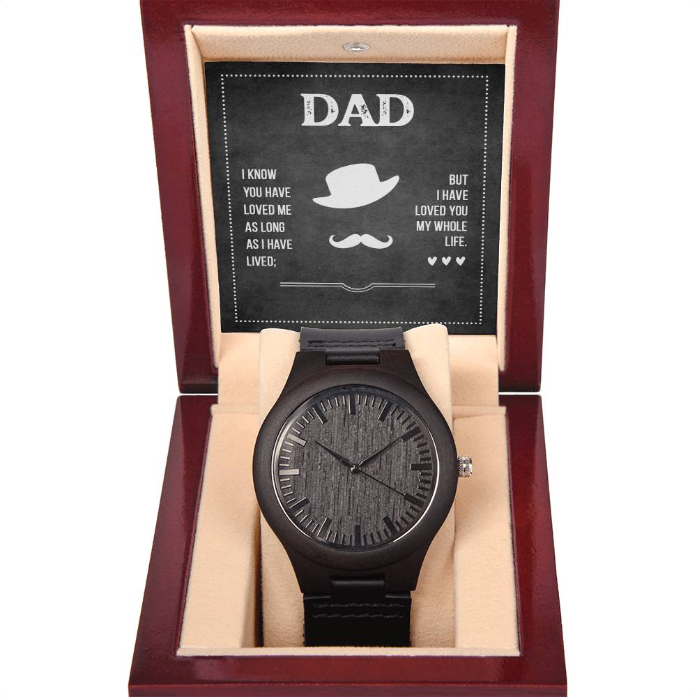 Dad's Love - Wooden Watch - Fallon Gifts