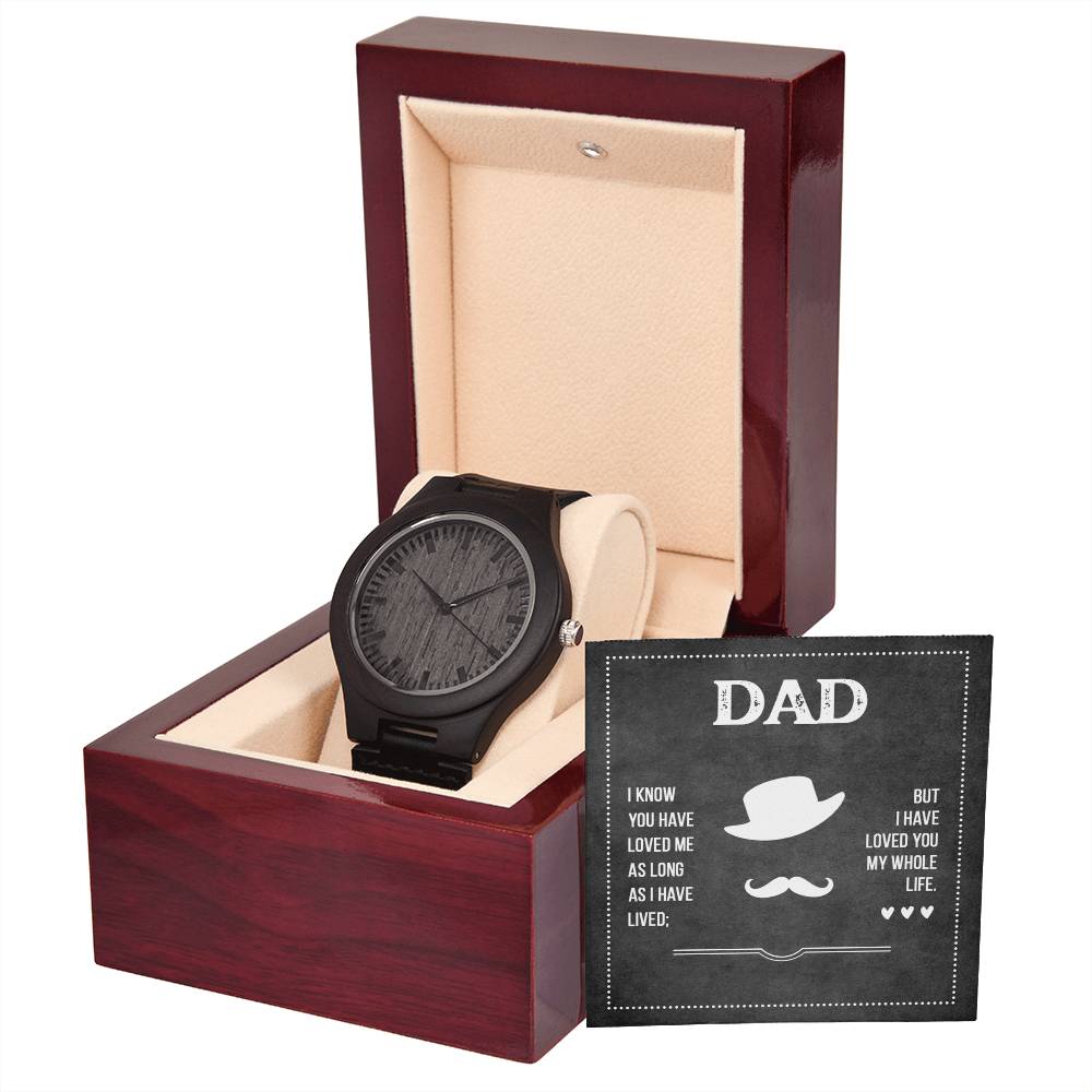 Dad's Love - Wooden Watch - Fallon Gifts