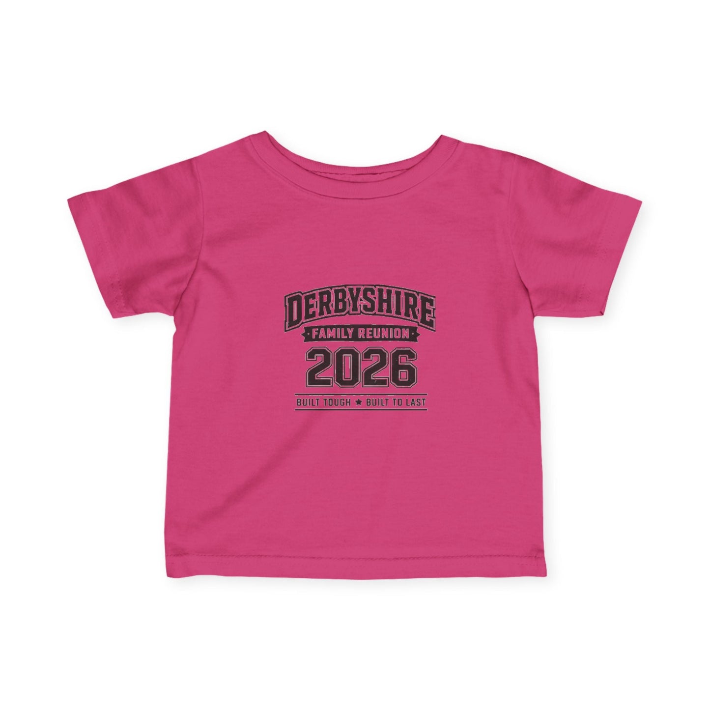 Derbyshire Family Reunion 2026 Baby T-Shirt - Fallon Gifts