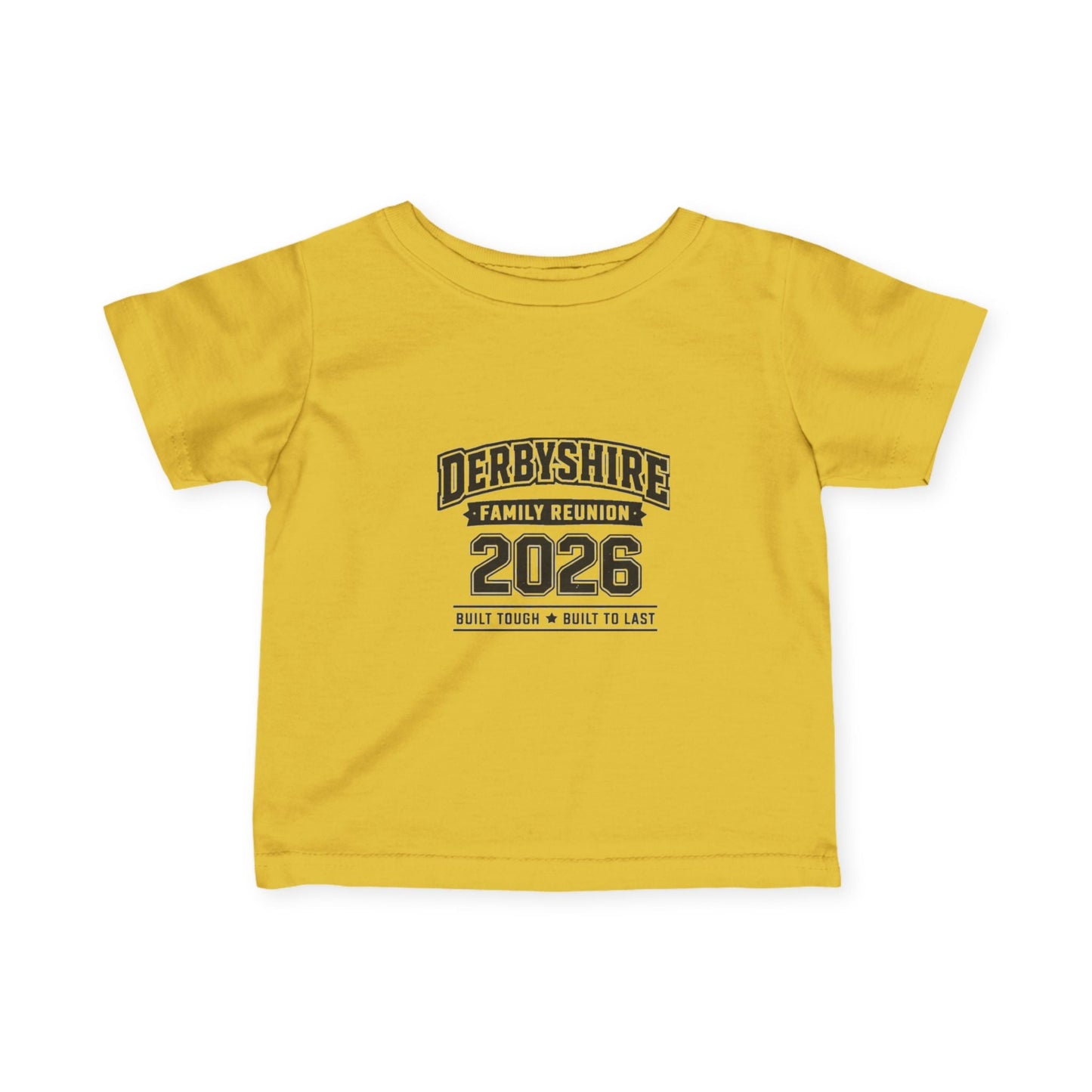 Derbyshire Family Reunion 2026 Baby T-Shirt - Fallon Gifts