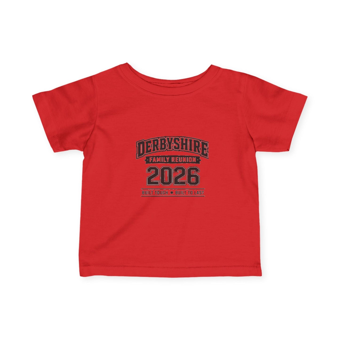 Derbyshire Family Reunion 2026 Baby T-Shirt - Fallon Gifts