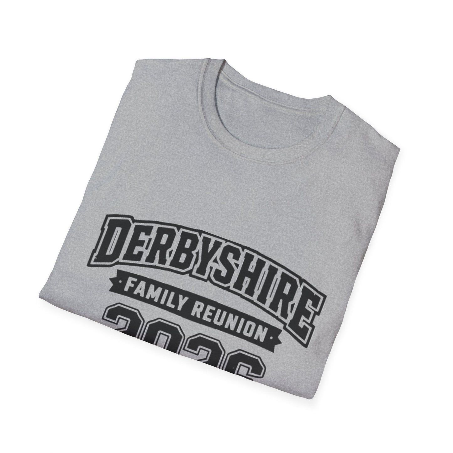 Derbyshire Family Reunion 2026 Built Tough T-Shirt - Fallon Gifts