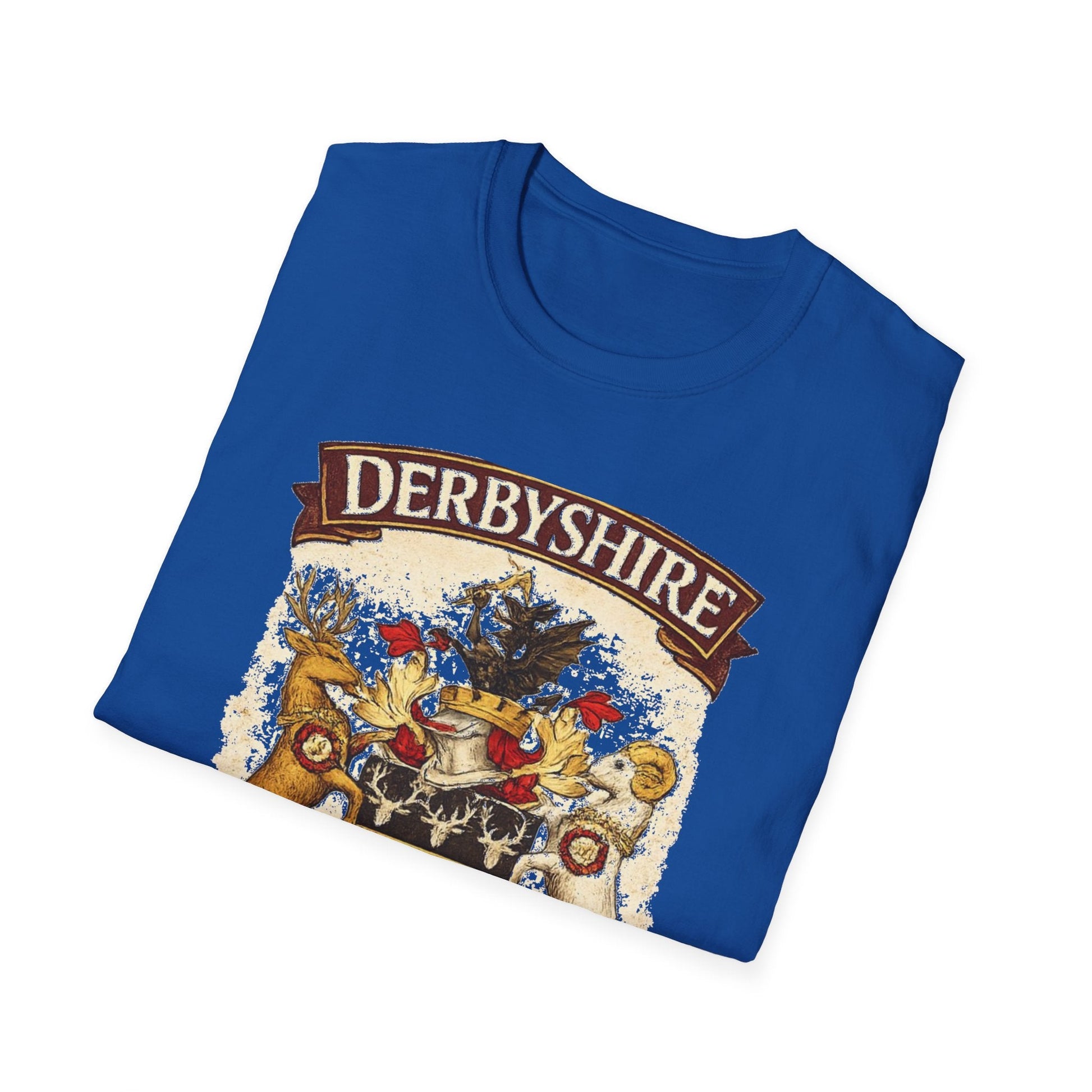 Derbyshire Family Reunion 2026 Crest Design T-Shirt - Fallon Gifts