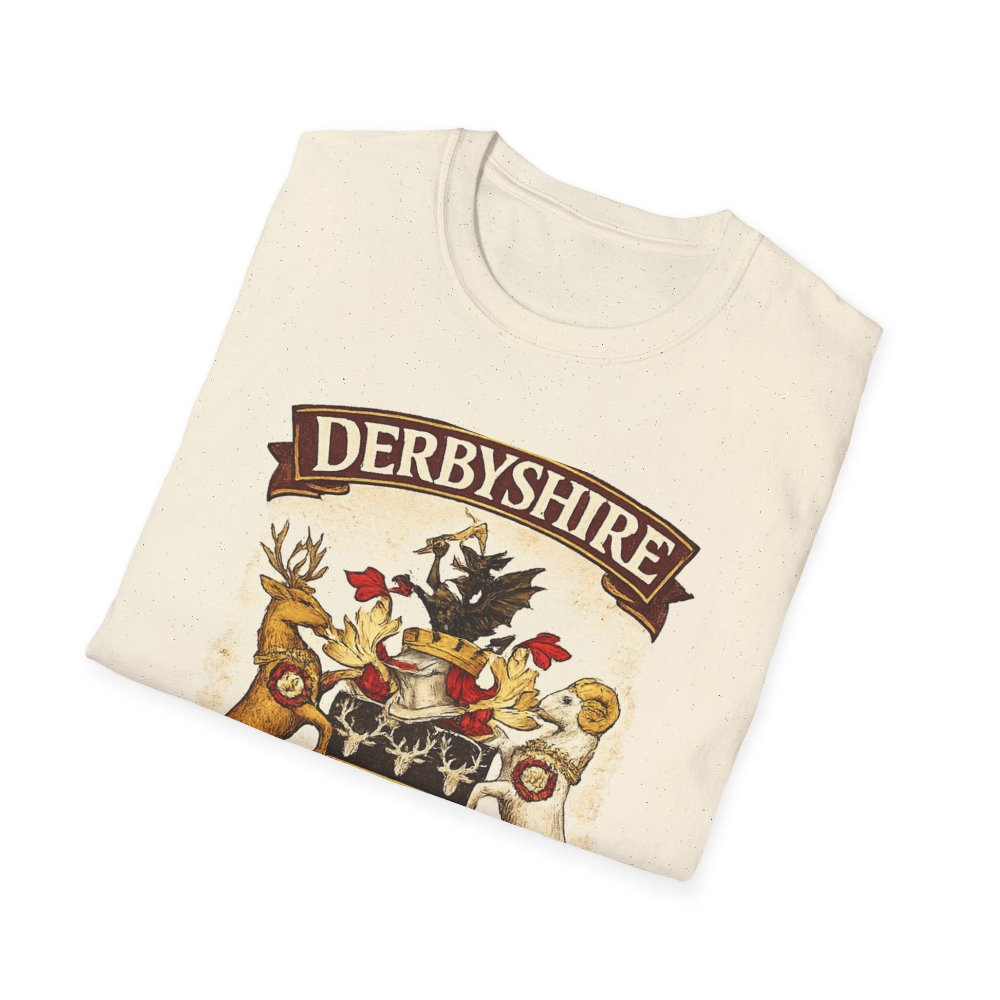 Derbyshire Family Reunion 2026 Crest Design T-Shirt - Fallon Gifts