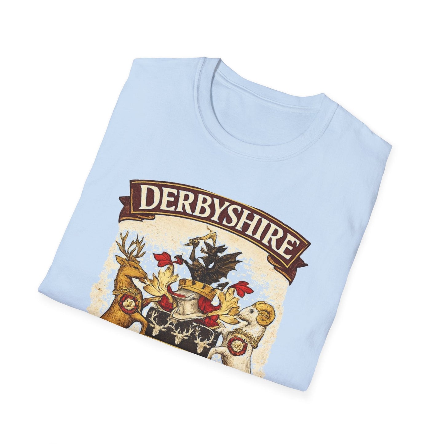 Derbyshire Family Reunion 2026 Crest Design T-Shirt - Fallon Gifts