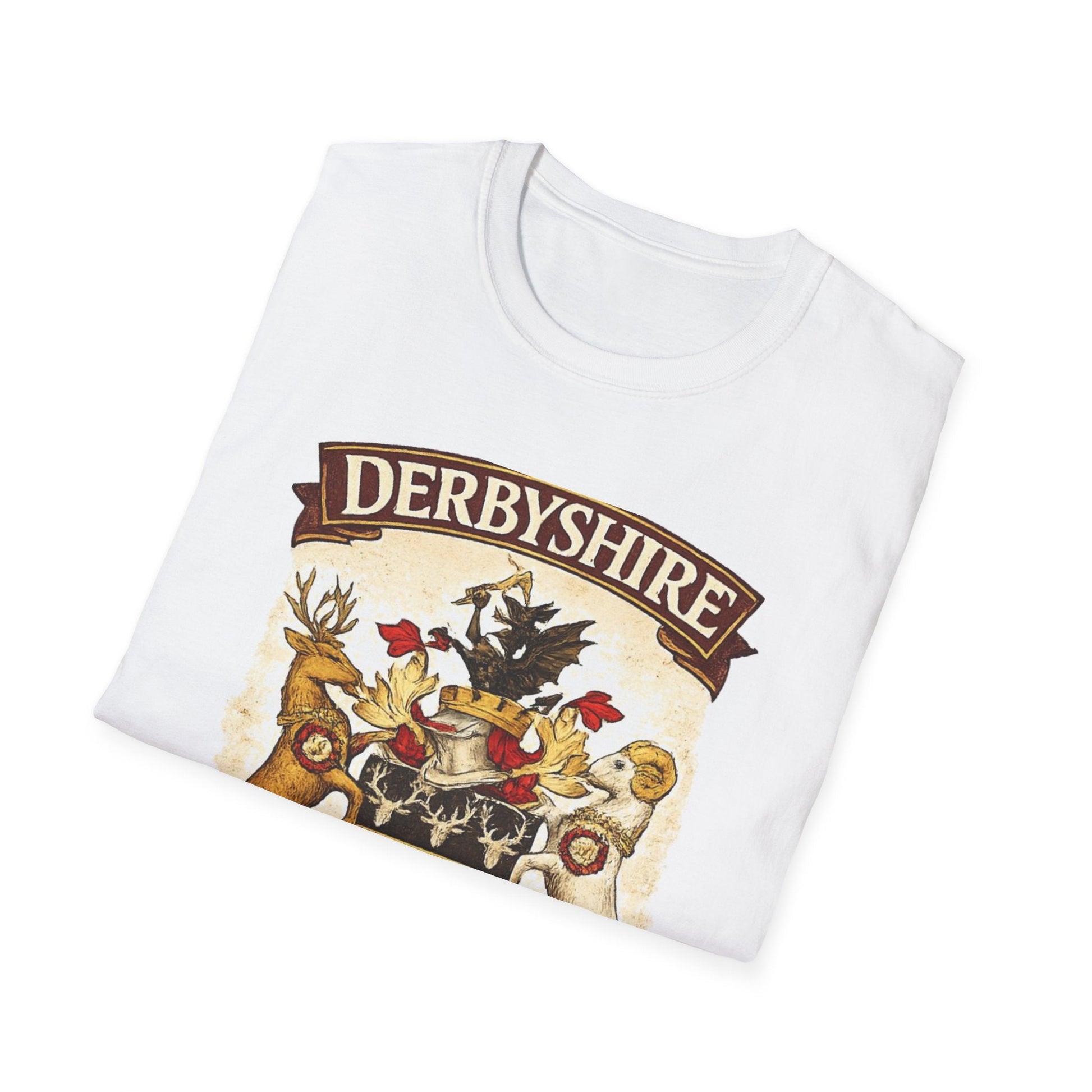 Derbyshire Family Reunion 2026 Crest Design T-Shirt - Fallon Gifts