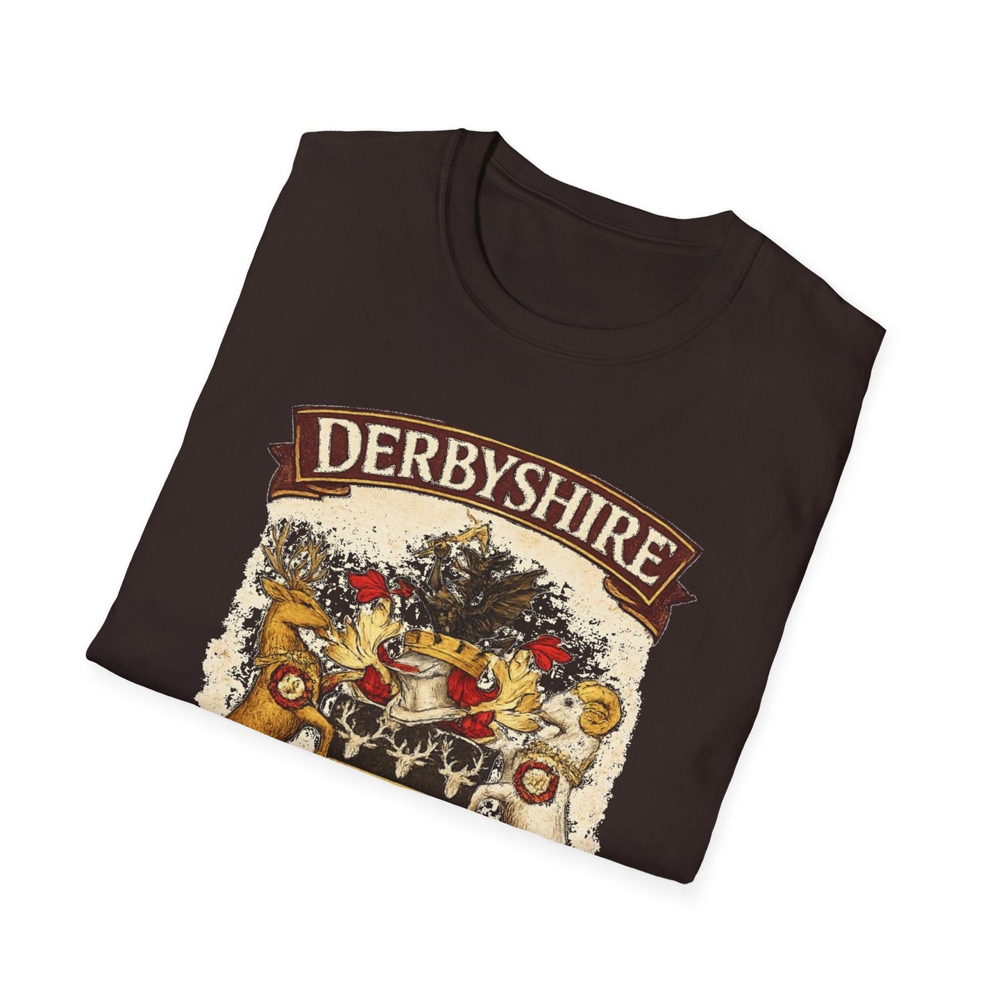 Derbyshire Family Reunion 2026 Crest Design T-Shirt - Fallon Gifts