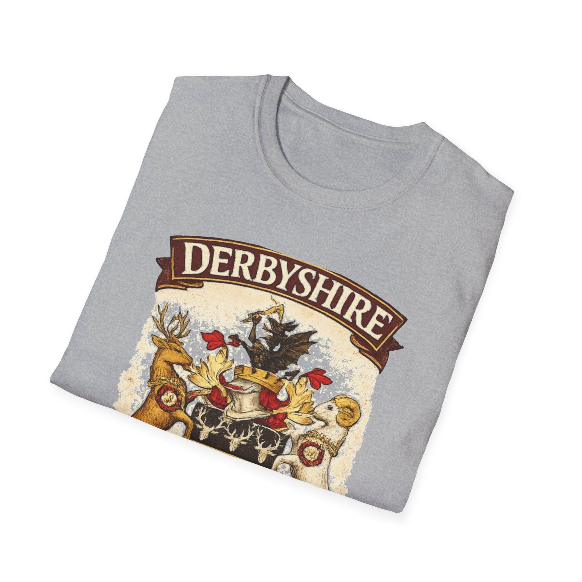 Derbyshire Family Reunion 2026 Crest Design T-Shirt - Fallon Gifts