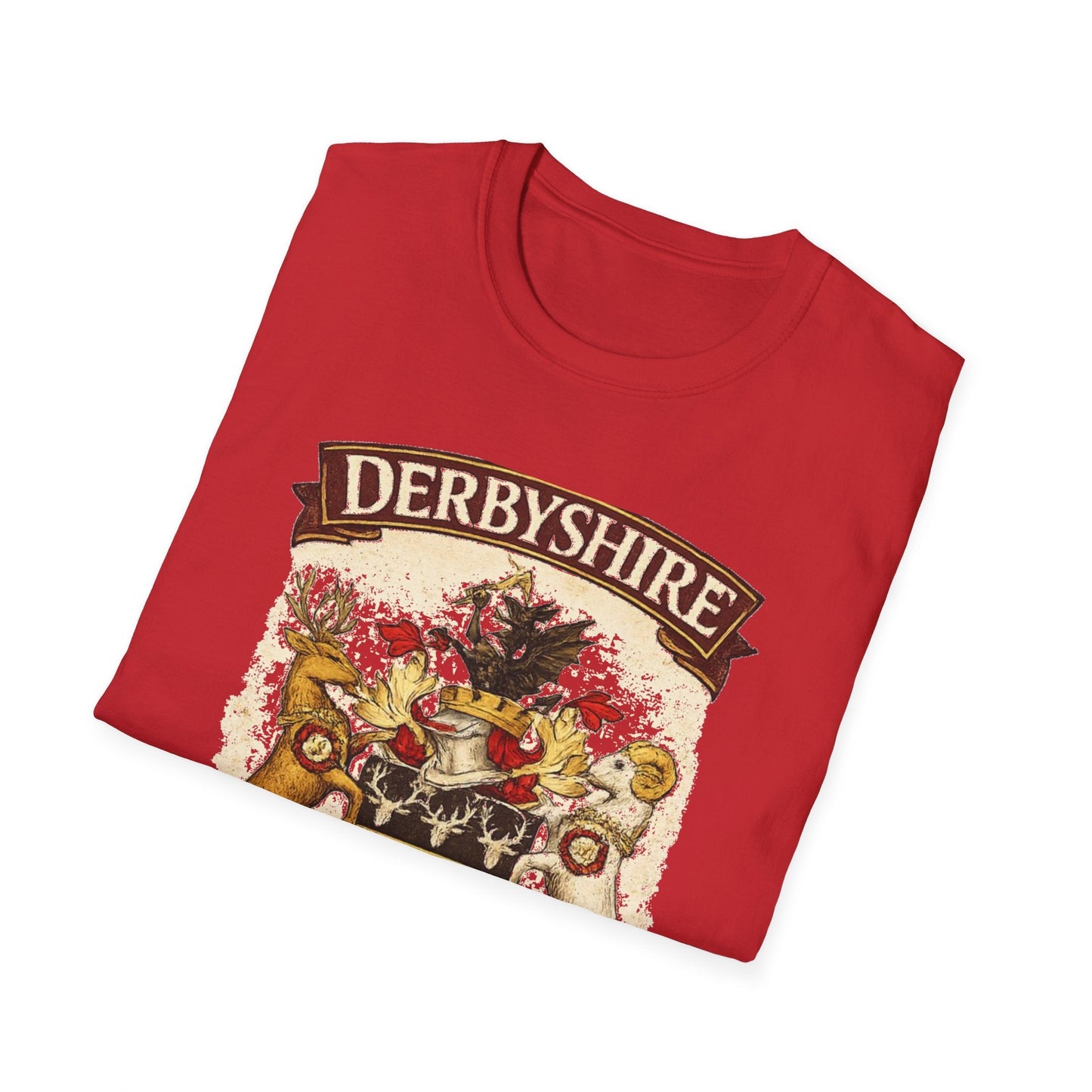 Derbyshire Family Reunion 2026 Crest Design T-Shirt - Fallon Gifts