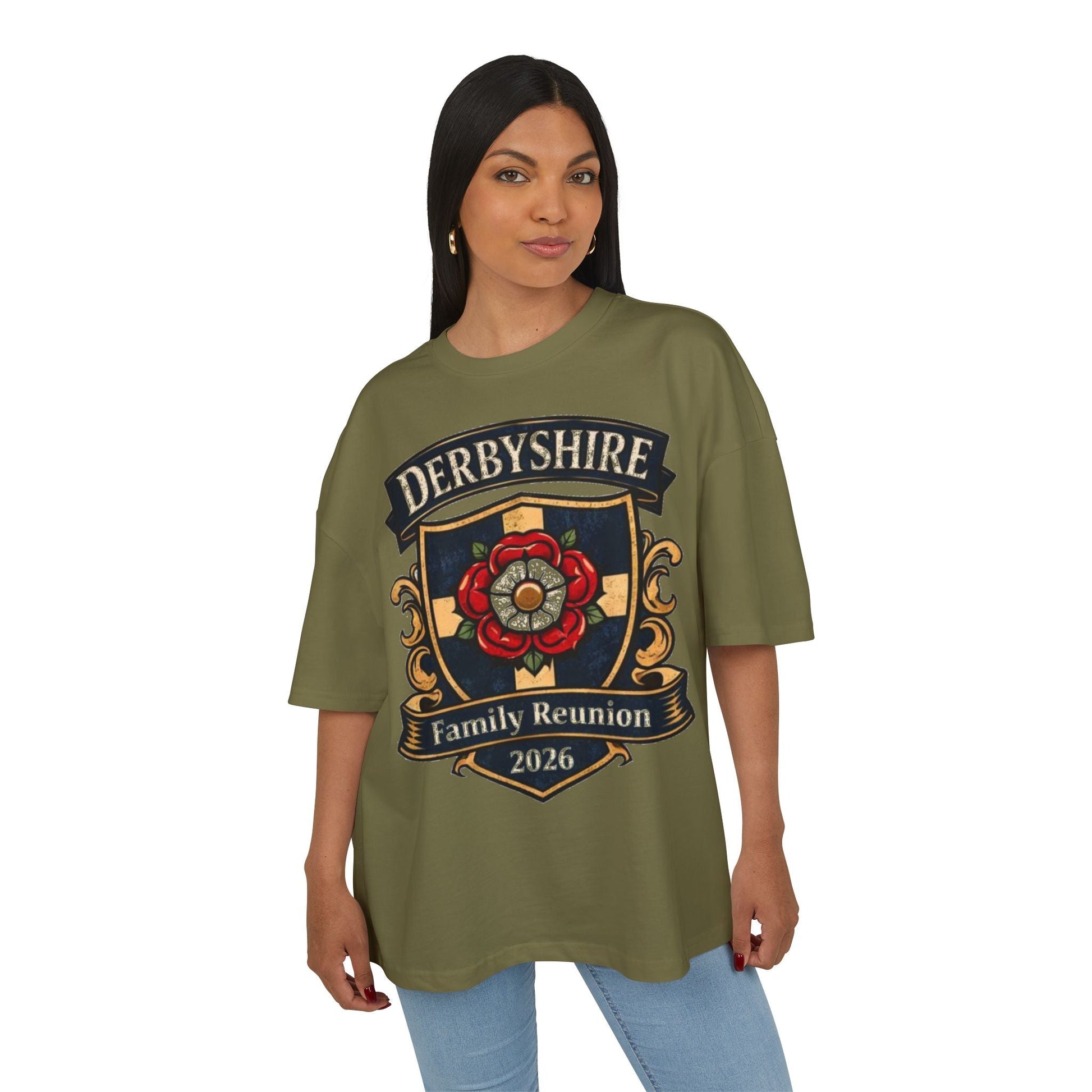Derbyshire Family Reunion 2026 Crest T-Shirt - Fallon Gifts