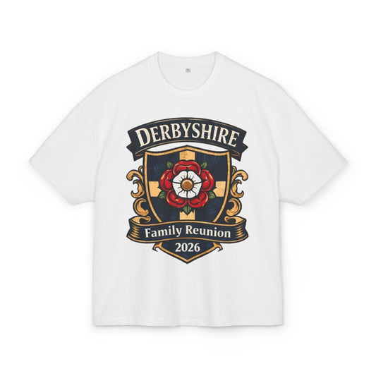 Derbyshire Family Reunion 2026 Crest T-Shirt - Fallon Gifts