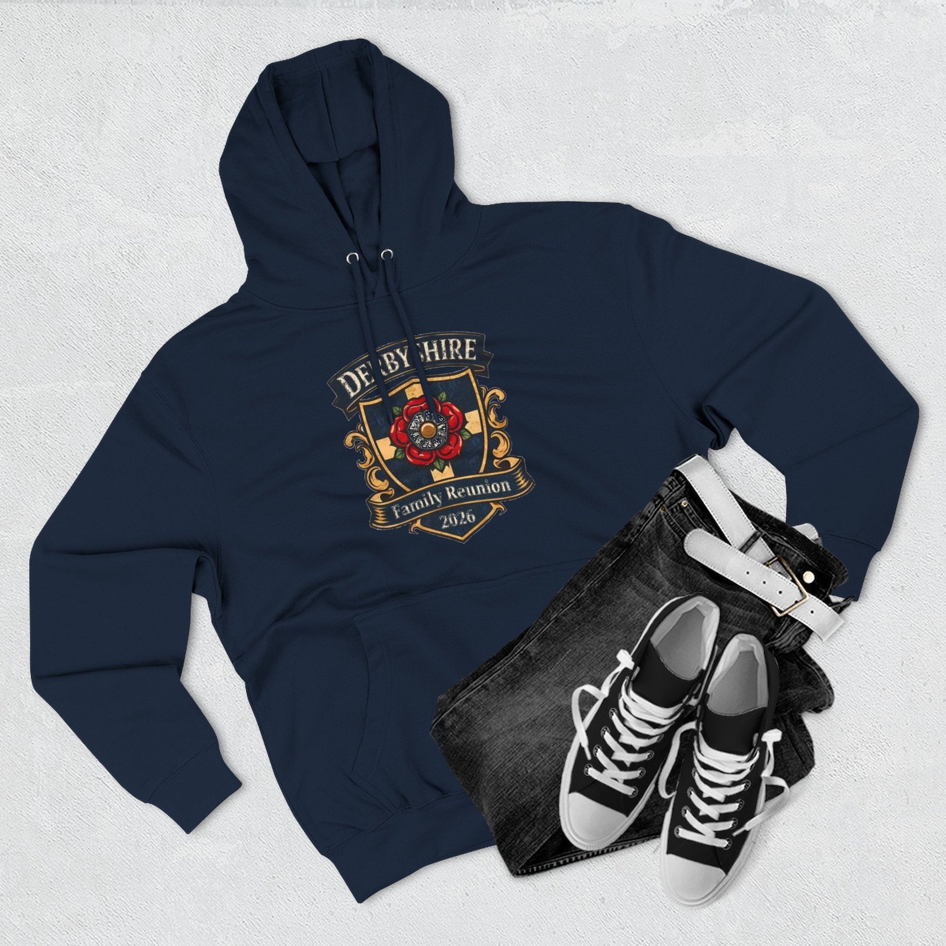 Derbyshire Family Reunion 2026 Hoodie Pullover - Fallon Gifts