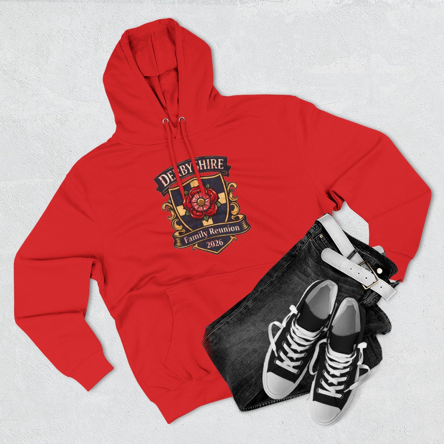 Derbyshire Family Reunion 2026 Hoodie Pullover - Fallon Gifts