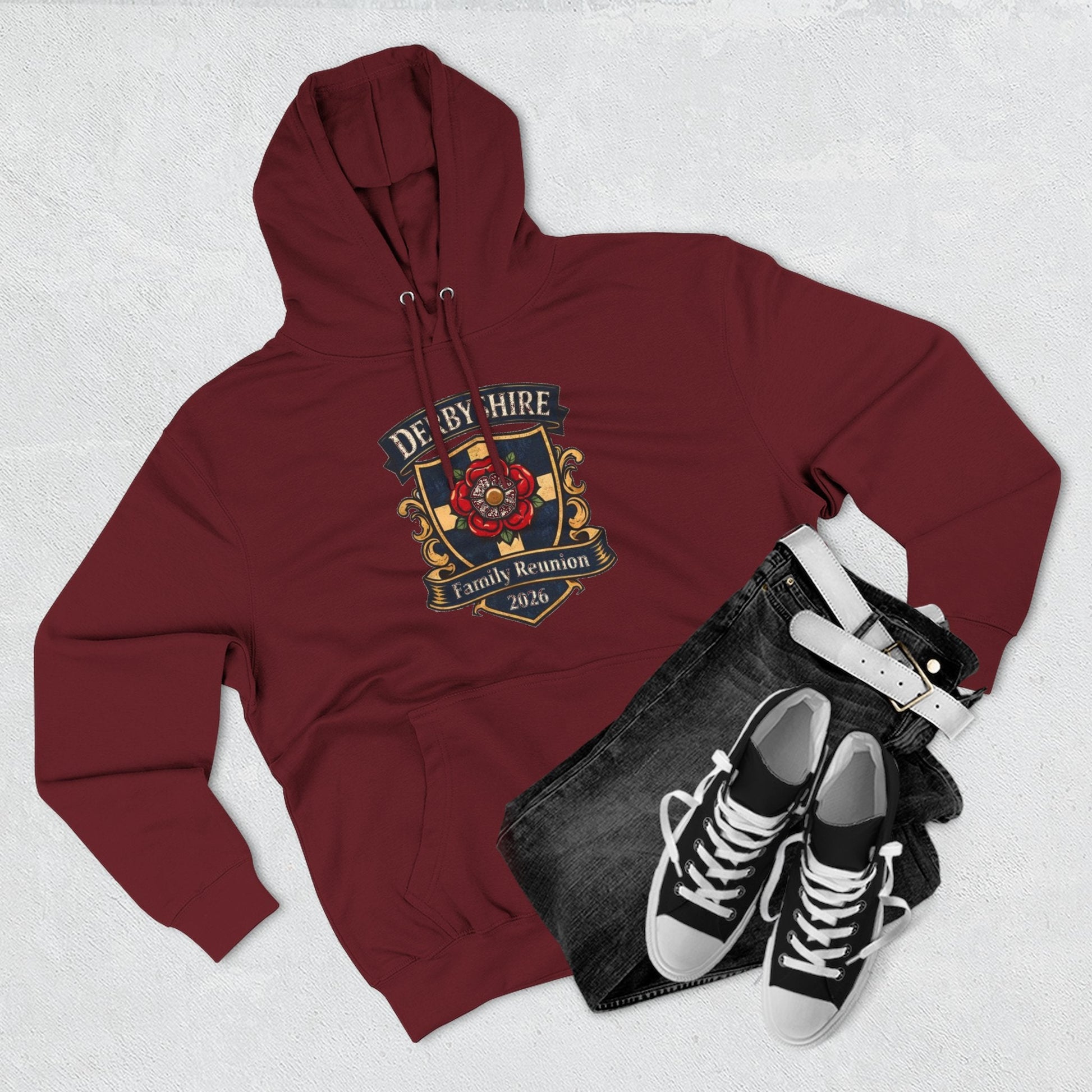 Derbyshire Family Reunion 2026 Hoodie Pullover - Fallon Gifts