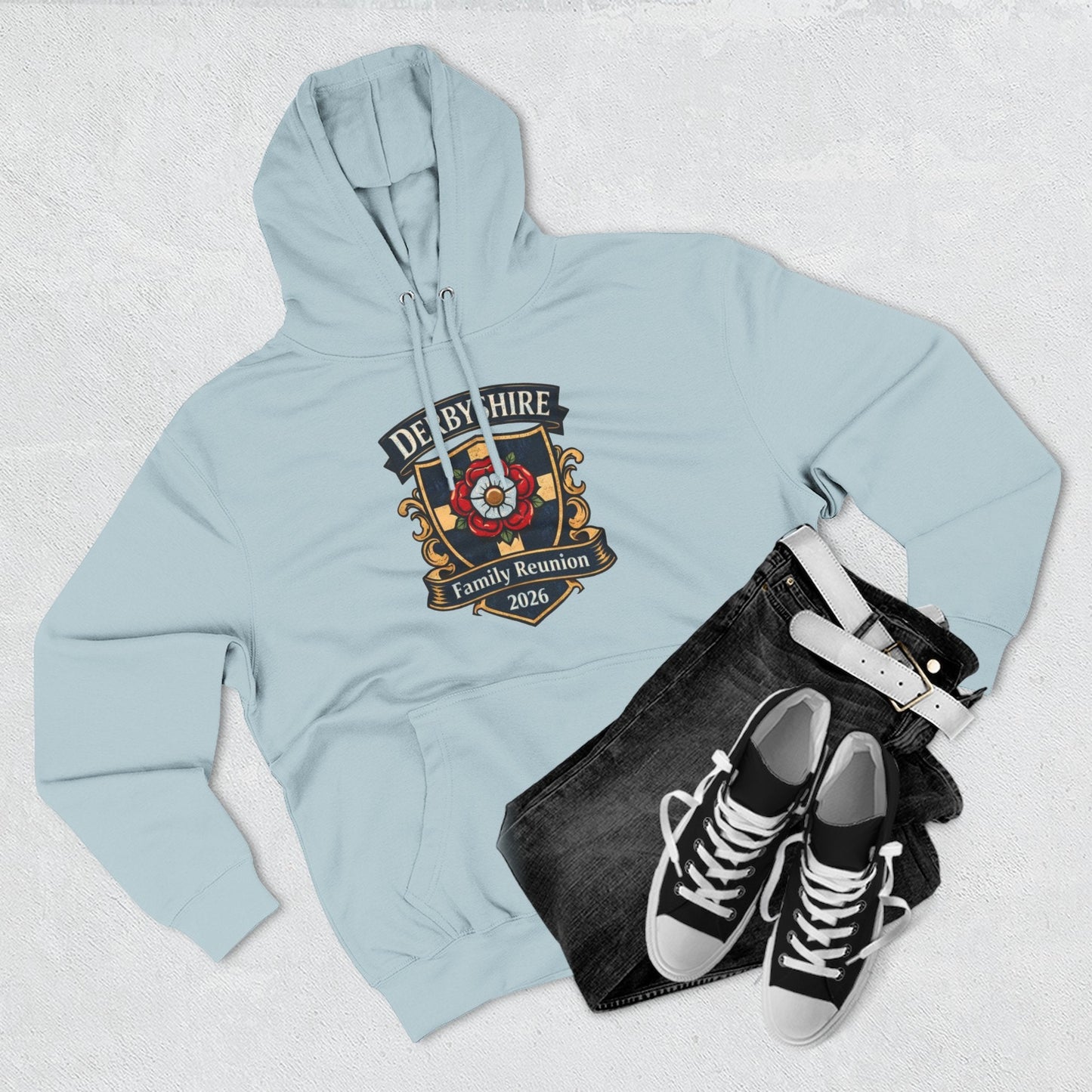 Derbyshire Family Reunion 2026 Hoodie Pullover - Fallon Gifts