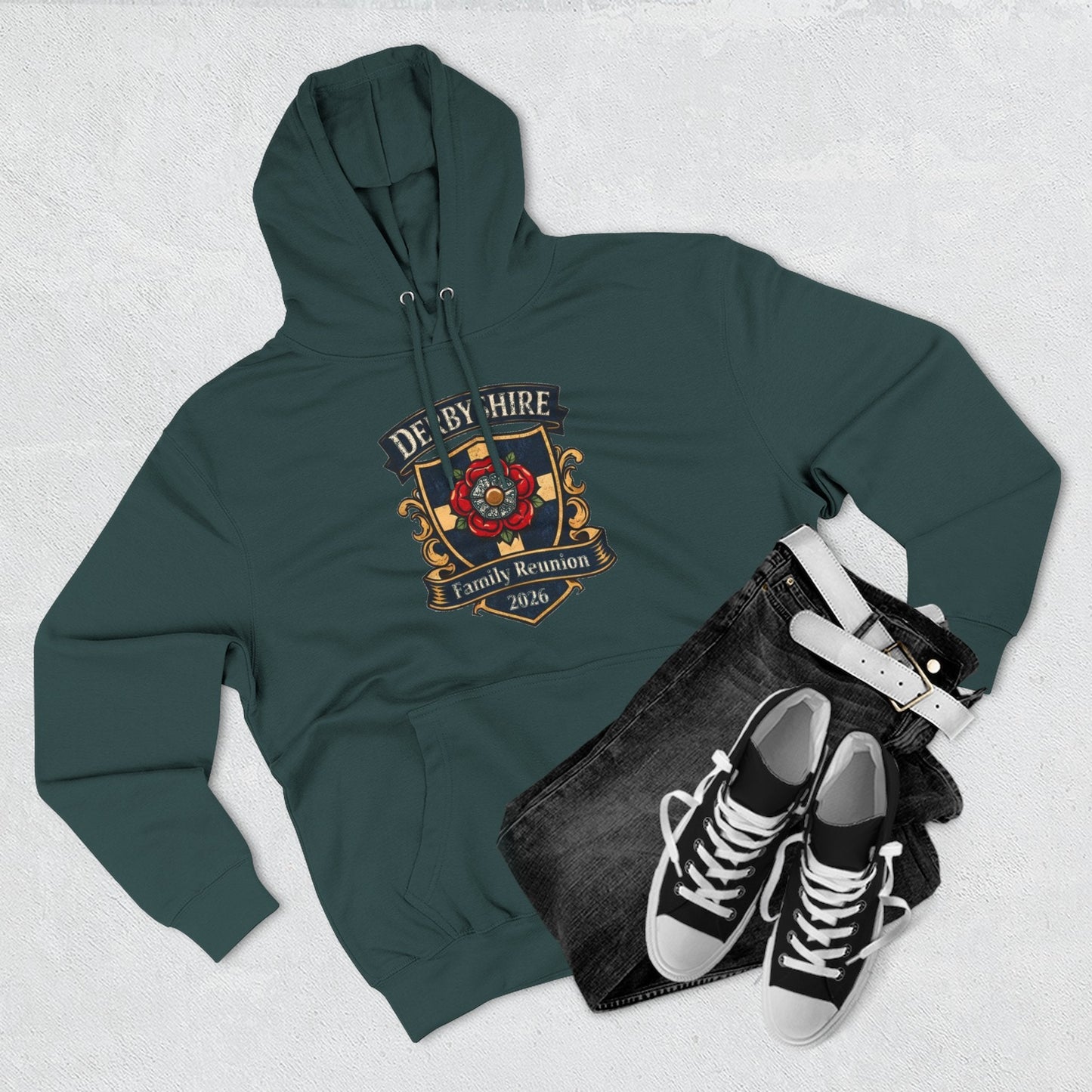 Derbyshire Family Reunion 2026 Hoodie Pullover - Fallon Gifts