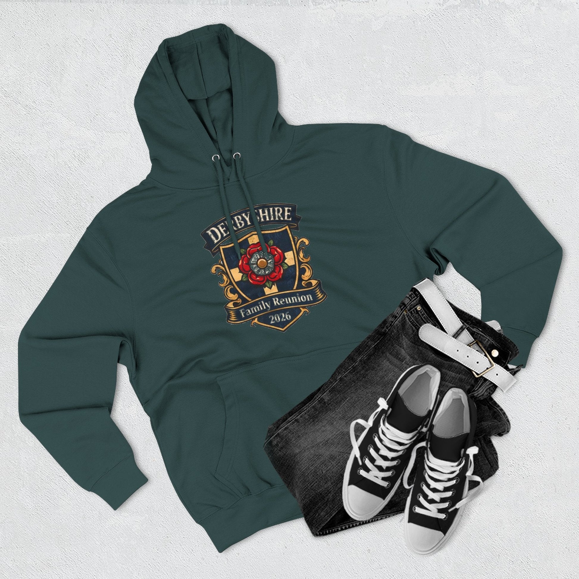 Derbyshire Family Reunion 2026 Hoodie Pullover - Fallon Gifts