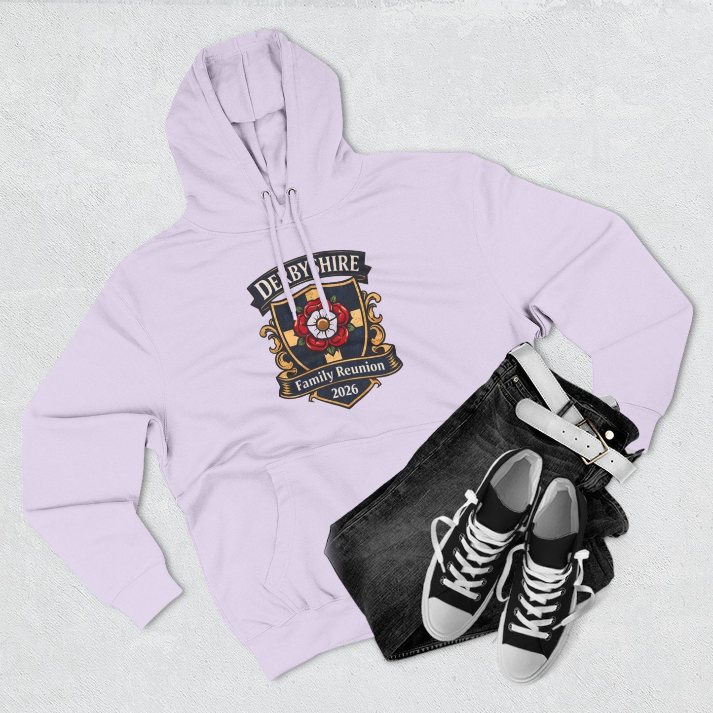 Derbyshire Family Reunion 2026 Hoodie Pullover - Fallon Gifts