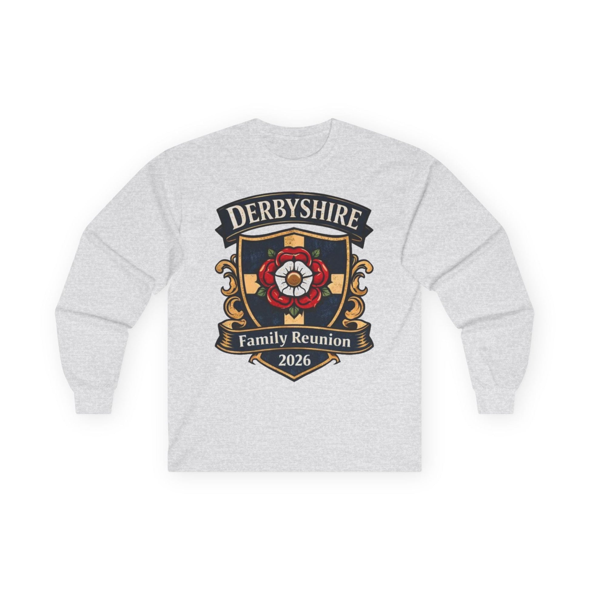 Derbyshire Family Reunion 2026 Long Sleeve T-Shirt - Fallon Gifts