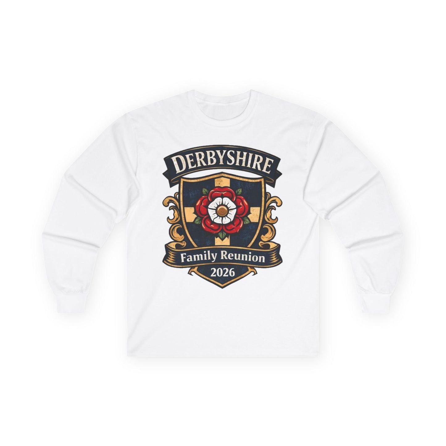 Derbyshire Family Reunion 2026 Long Sleeve T-Shirt - Fallon Gifts