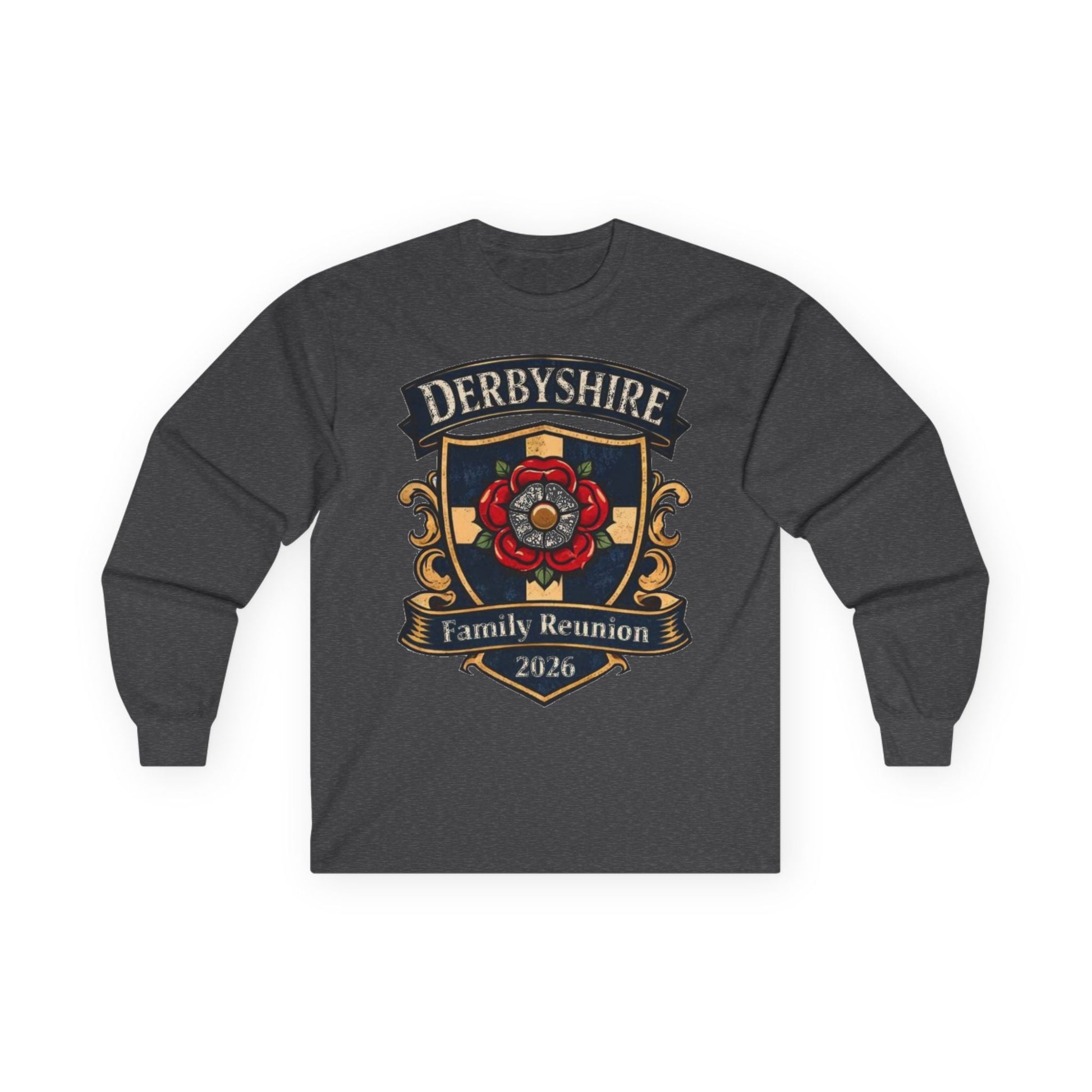 Derbyshire Family Reunion 2026 Long Sleeve T-Shirt - Fallon Gifts