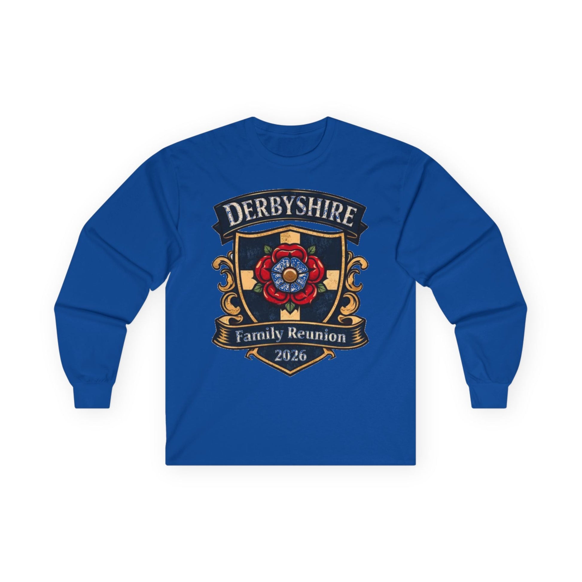 Derbyshire Family Reunion 2026 Long Sleeve T-Shirt - Fallon Gifts