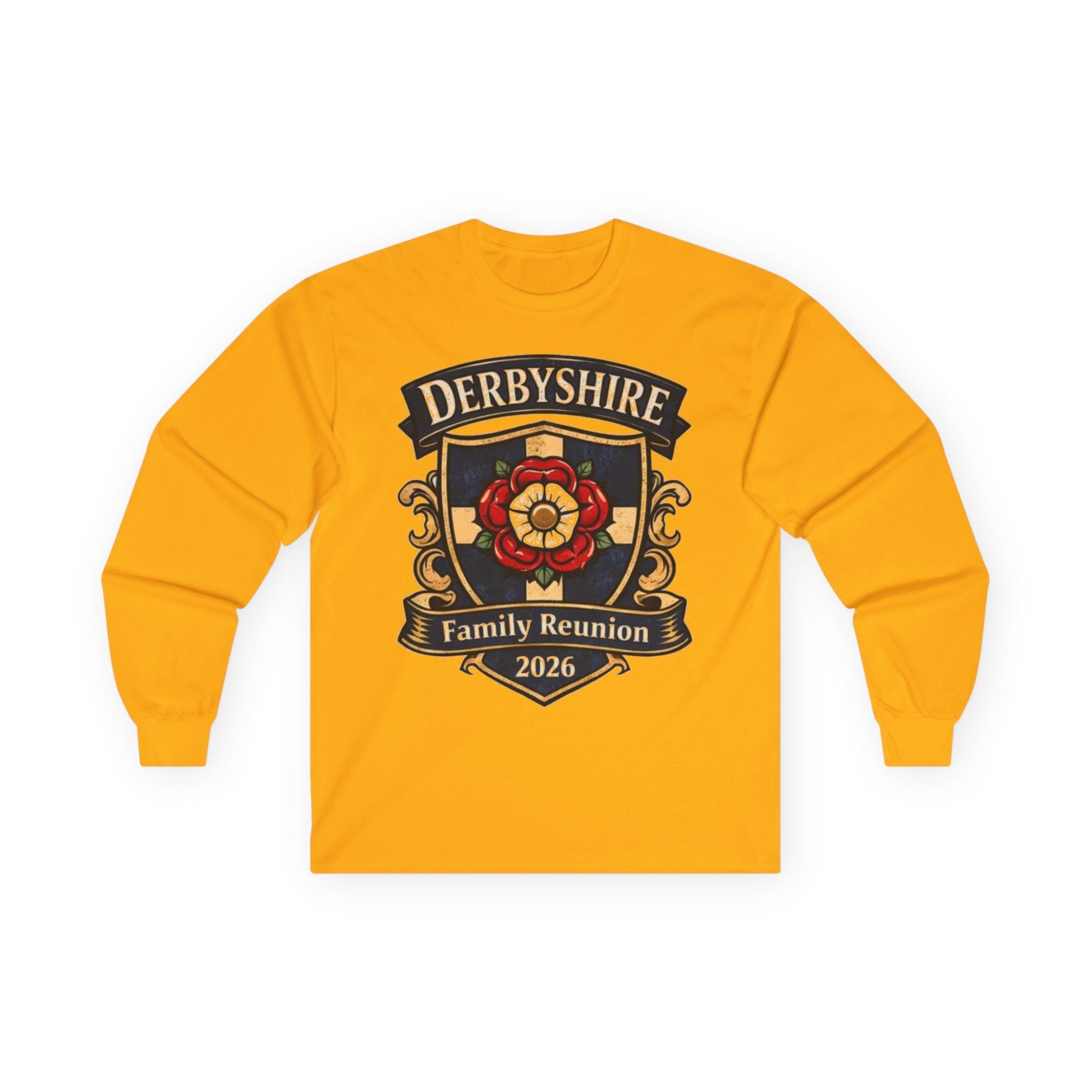 Derbyshire Family Reunion 2026 Long Sleeve T-Shirt - Fallon Gifts
