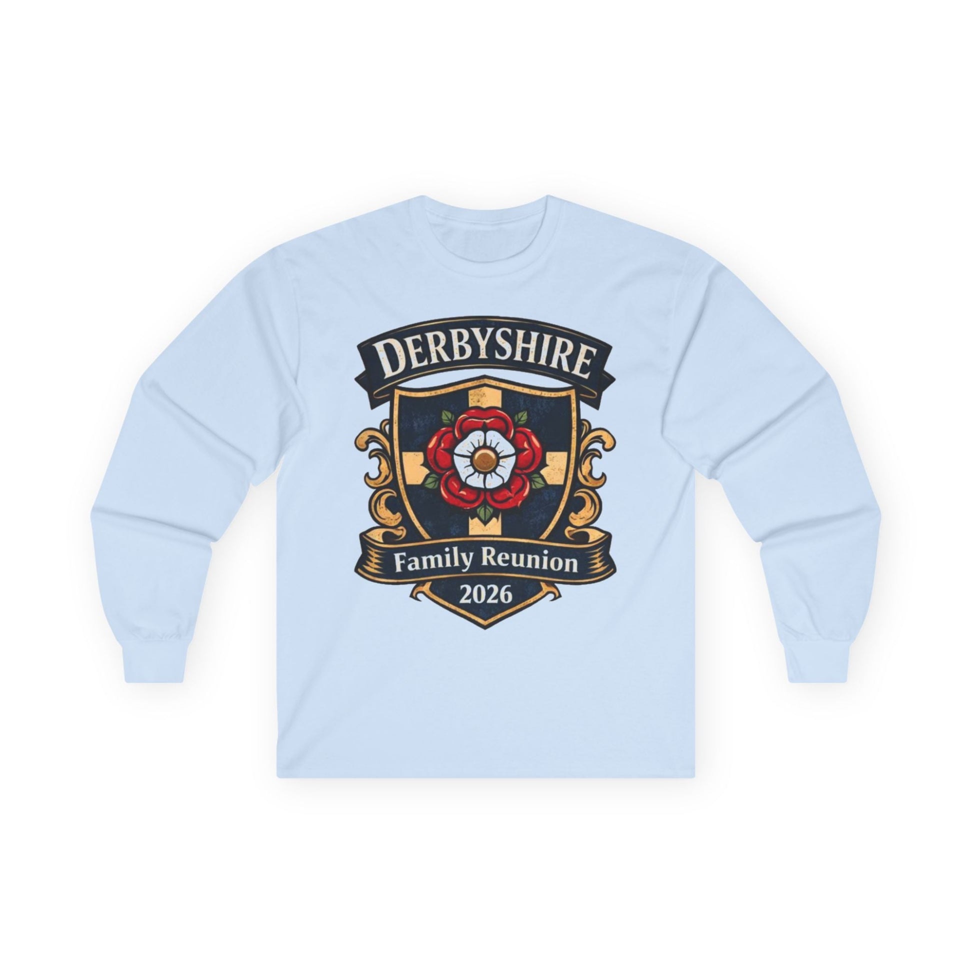 Derbyshire Family Reunion 2026 Long Sleeve T-Shirt - Fallon Gifts