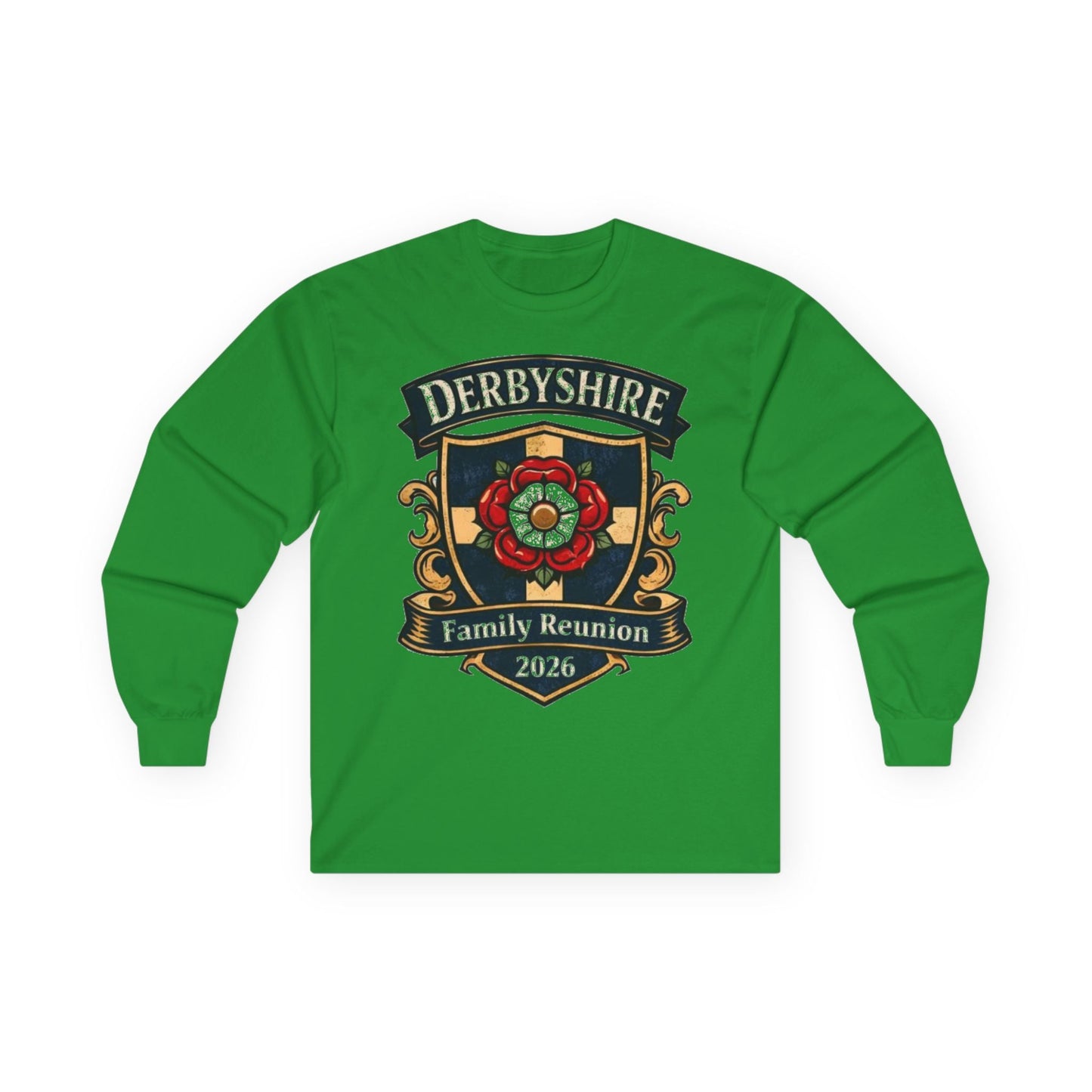 Derbyshire Family Reunion 2026 Long Sleeve T-Shirt - Fallon Gifts