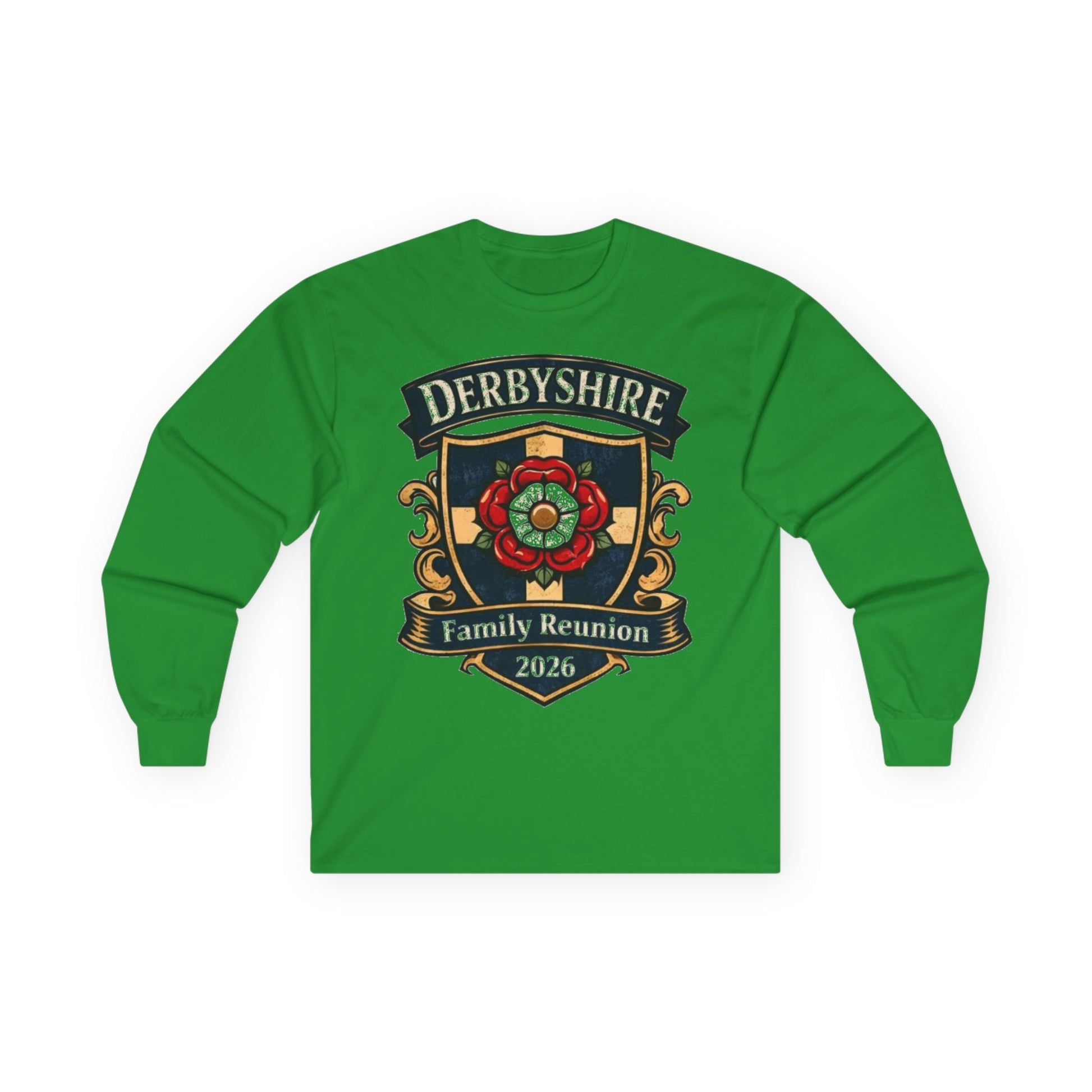 Derbyshire Family Reunion 2026 Long Sleeve T-Shirt - Fallon Gifts