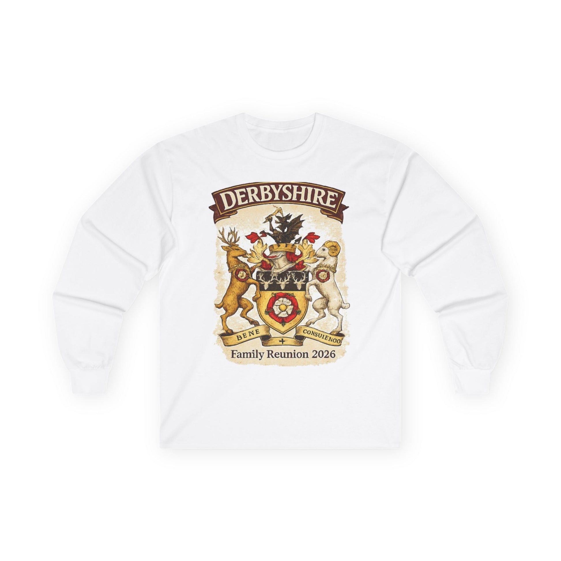 Derbyshire Family Reunion 2026 Long Sleeve Tee - Fallon Gifts