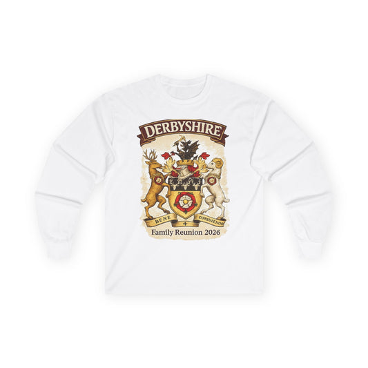 Derbyshire Family Reunion 2026 Long Sleeve Tee - Fallon Gifts
