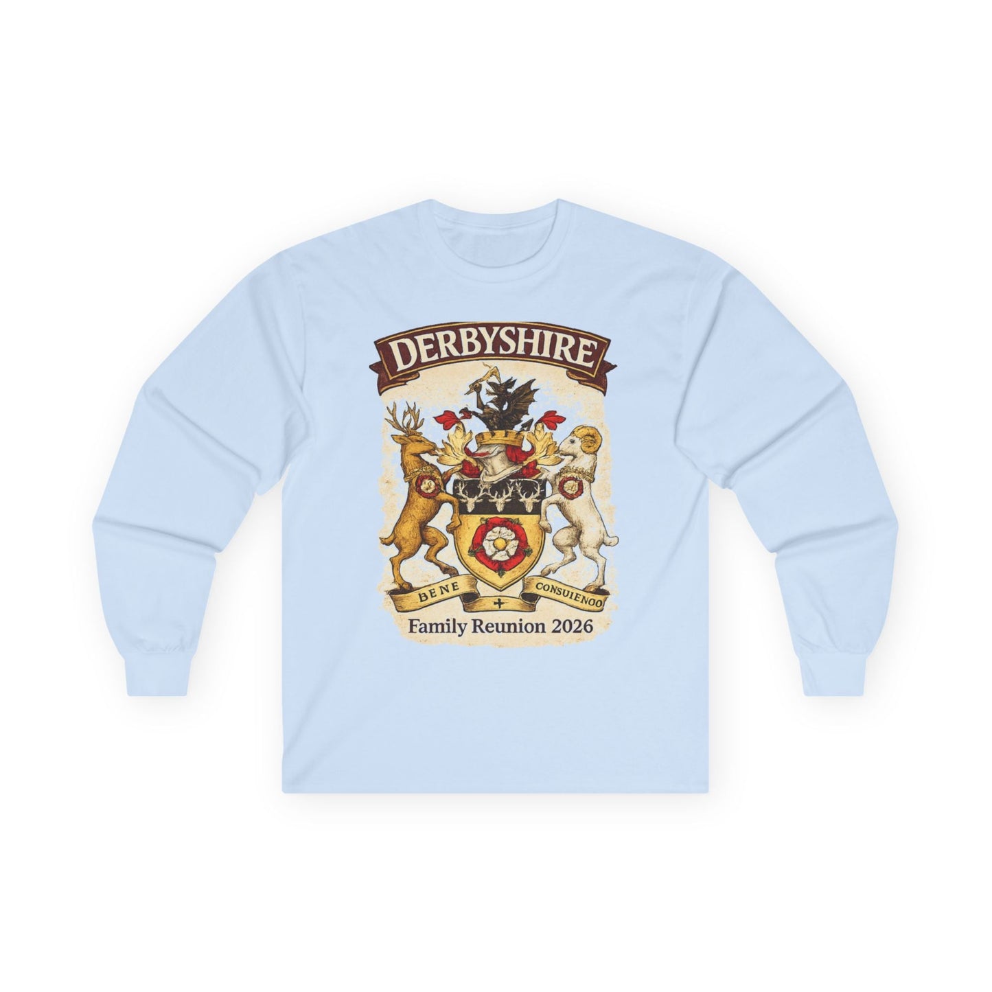 Derbyshire Family Reunion 2026 Long Sleeve Tee - Fallon Gifts