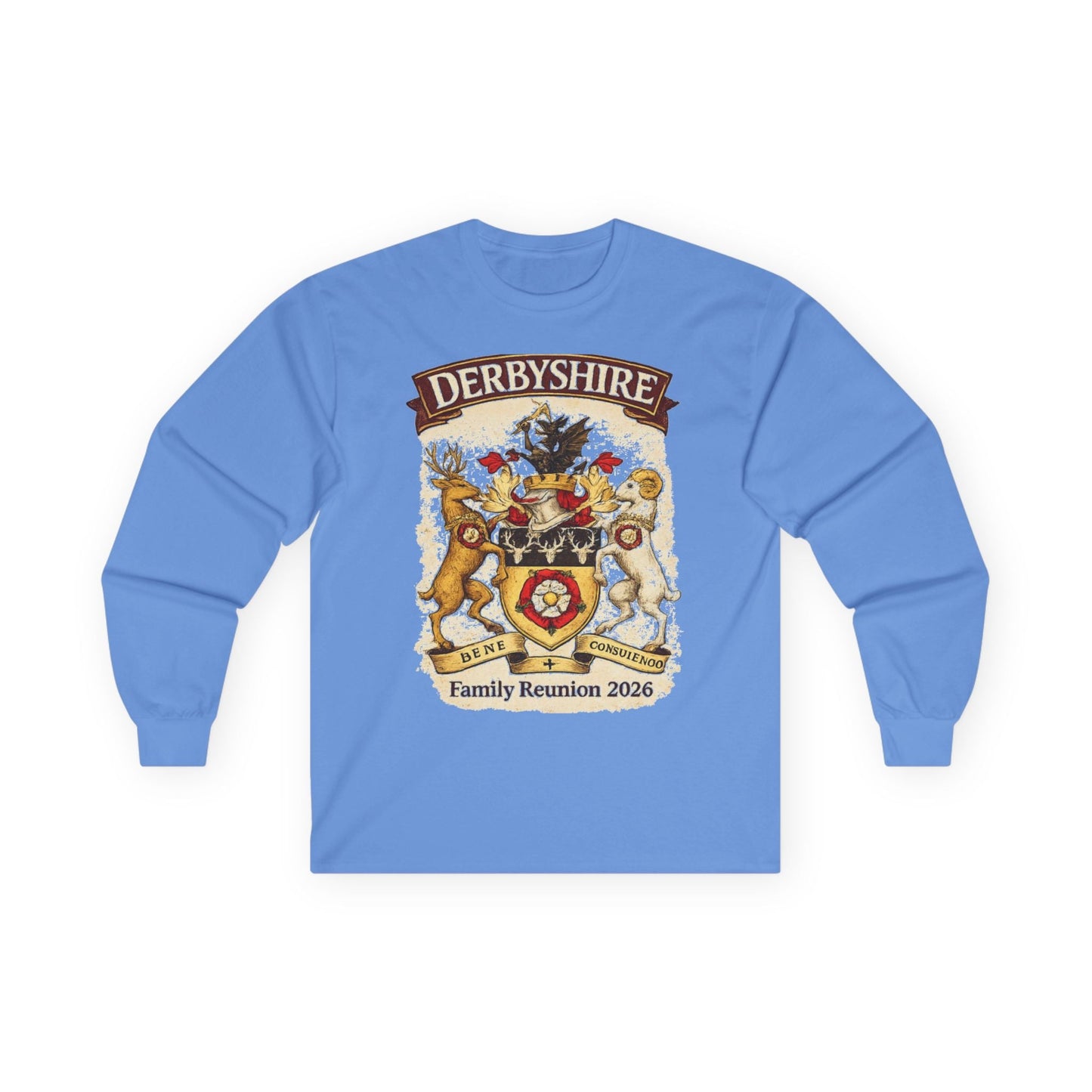 Derbyshire Family Reunion 2026 Long Sleeve Tee - Fallon Gifts