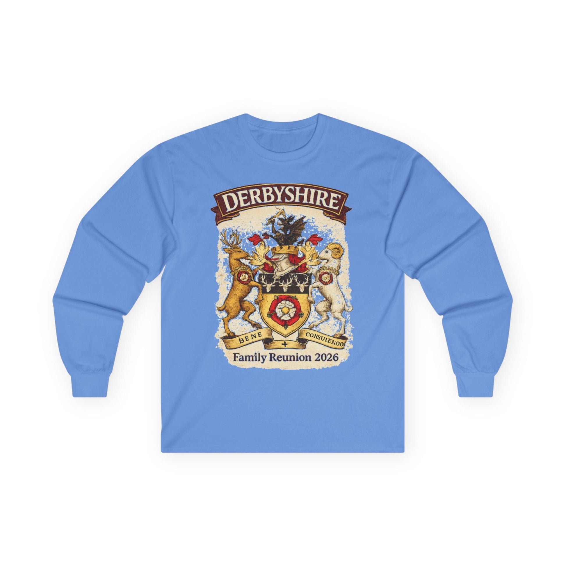 Derbyshire Family Reunion 2026 Long Sleeve Tee - Fallon Gifts