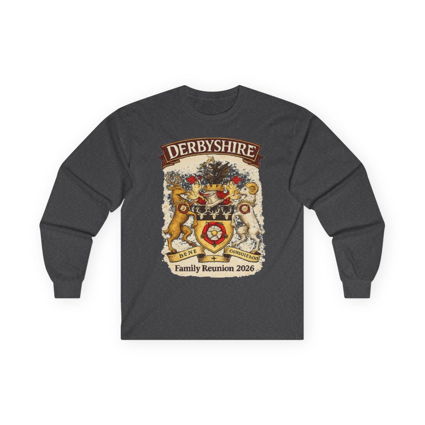 Derbyshire Family Reunion 2026 Long Sleeve Tee - Fallon Gifts
