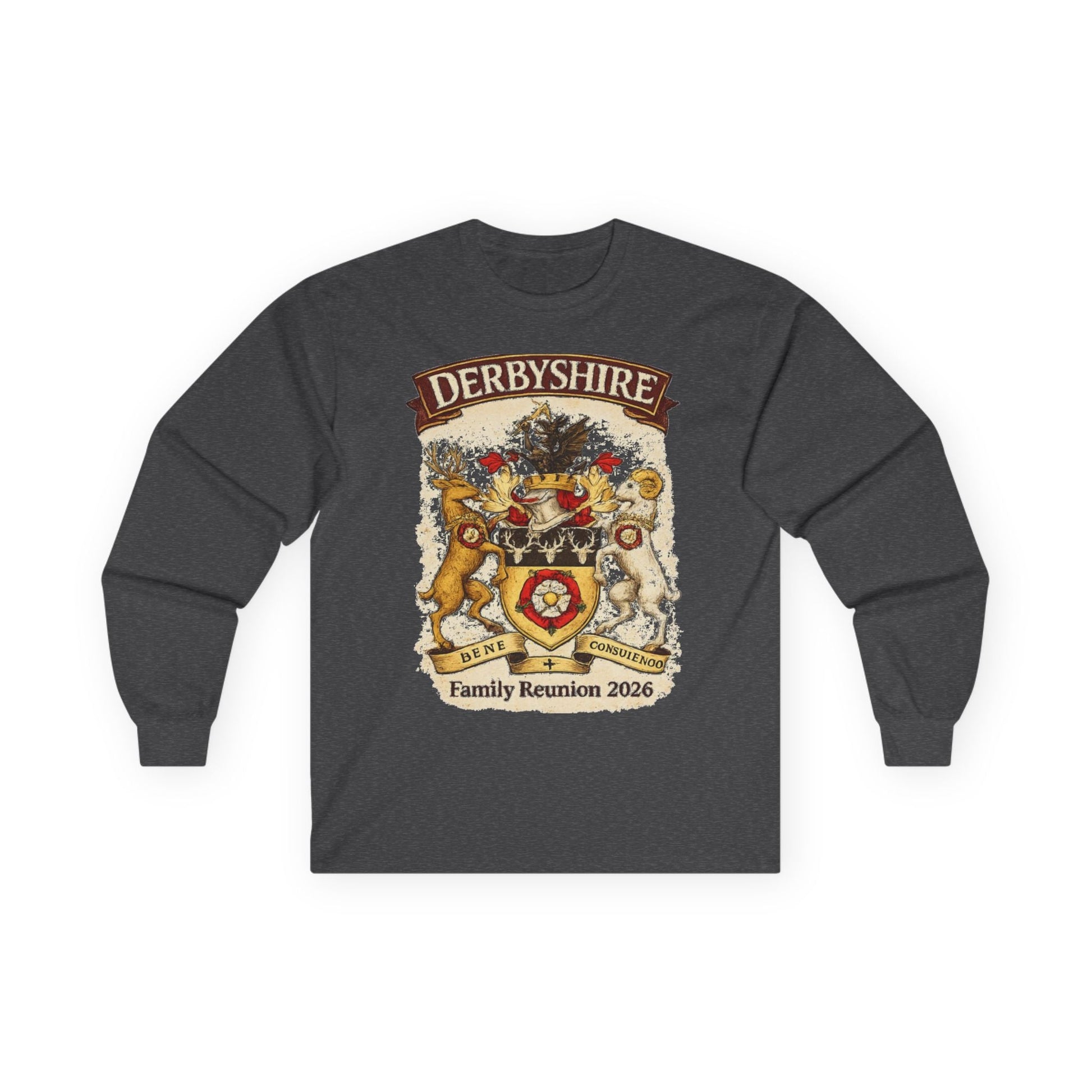 Derbyshire Family Reunion 2026 Long Sleeve Tee - Fallon Gifts