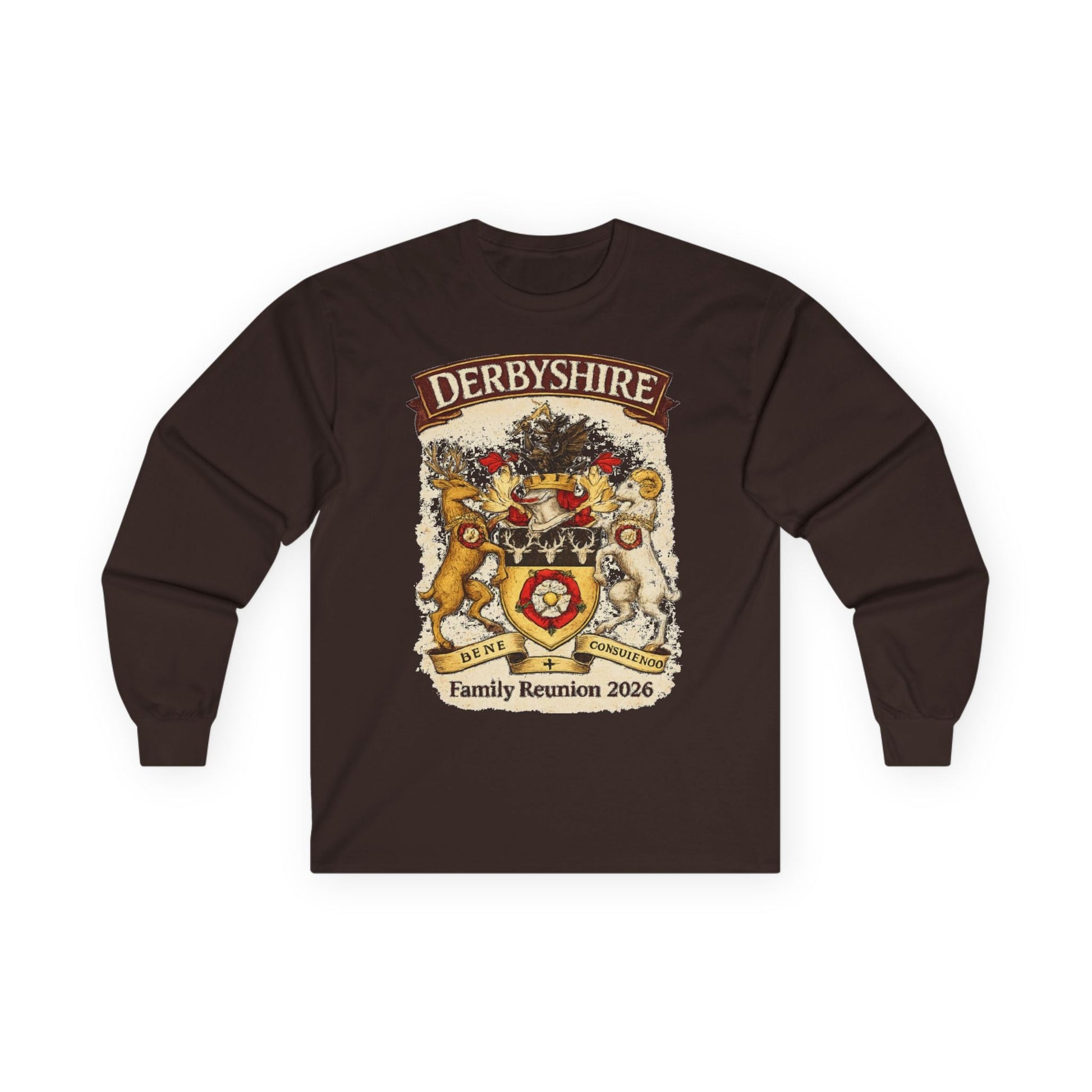 Derbyshire Family Reunion 2026 Long Sleeve Tee - Fallon Gifts
