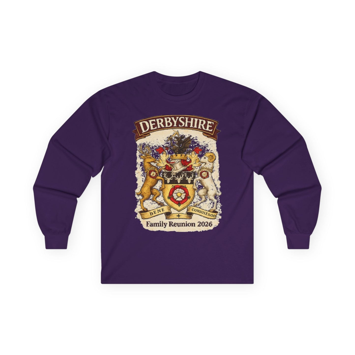 Derbyshire Family Reunion 2026 Long Sleeve Tee - Fallon Gifts