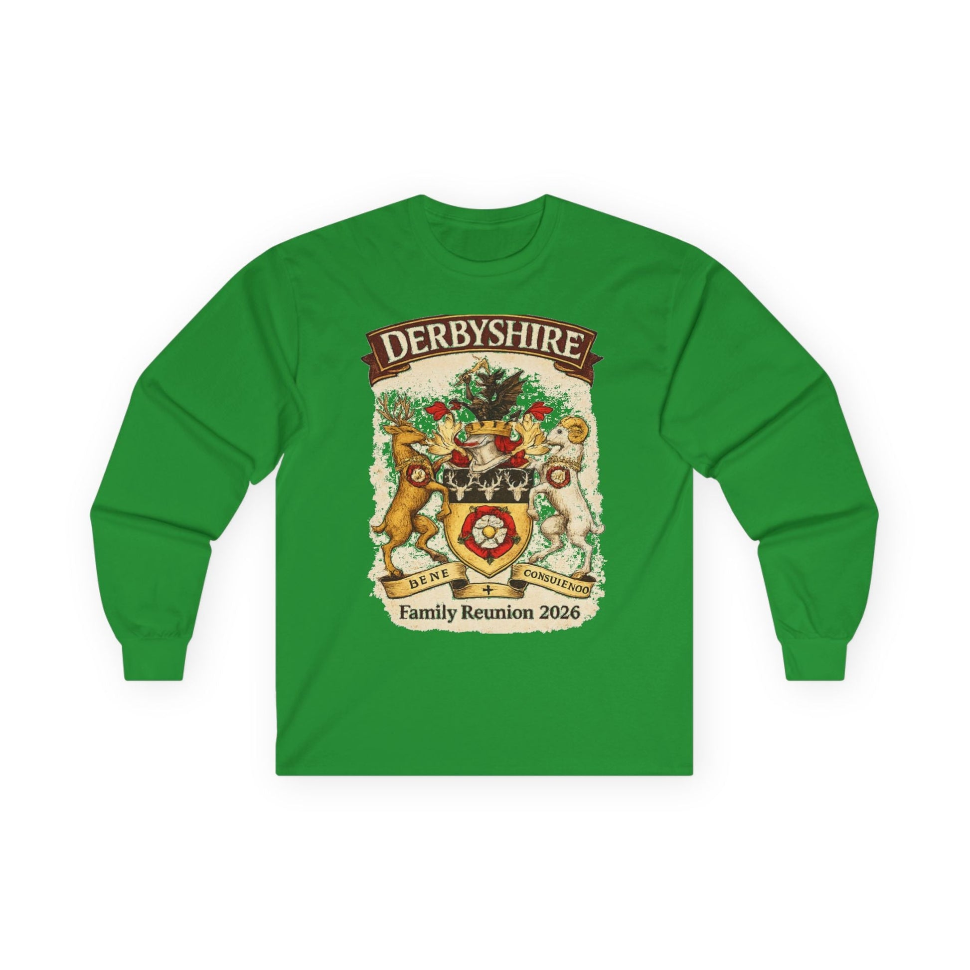 Derbyshire Family Reunion 2026 Long Sleeve Tee - Fallon Gifts