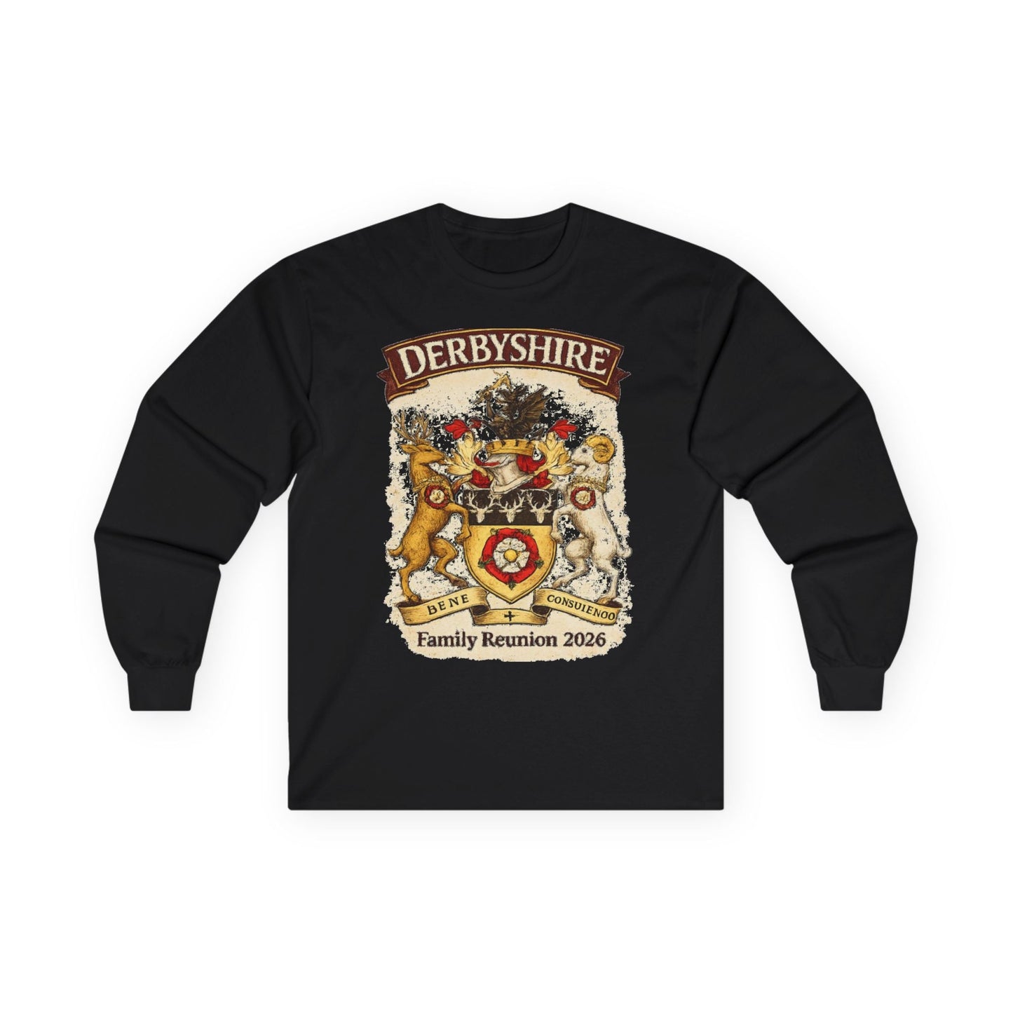 Derbyshire Family Reunion 2026 Long Sleeve Tee - Fallon Gifts
