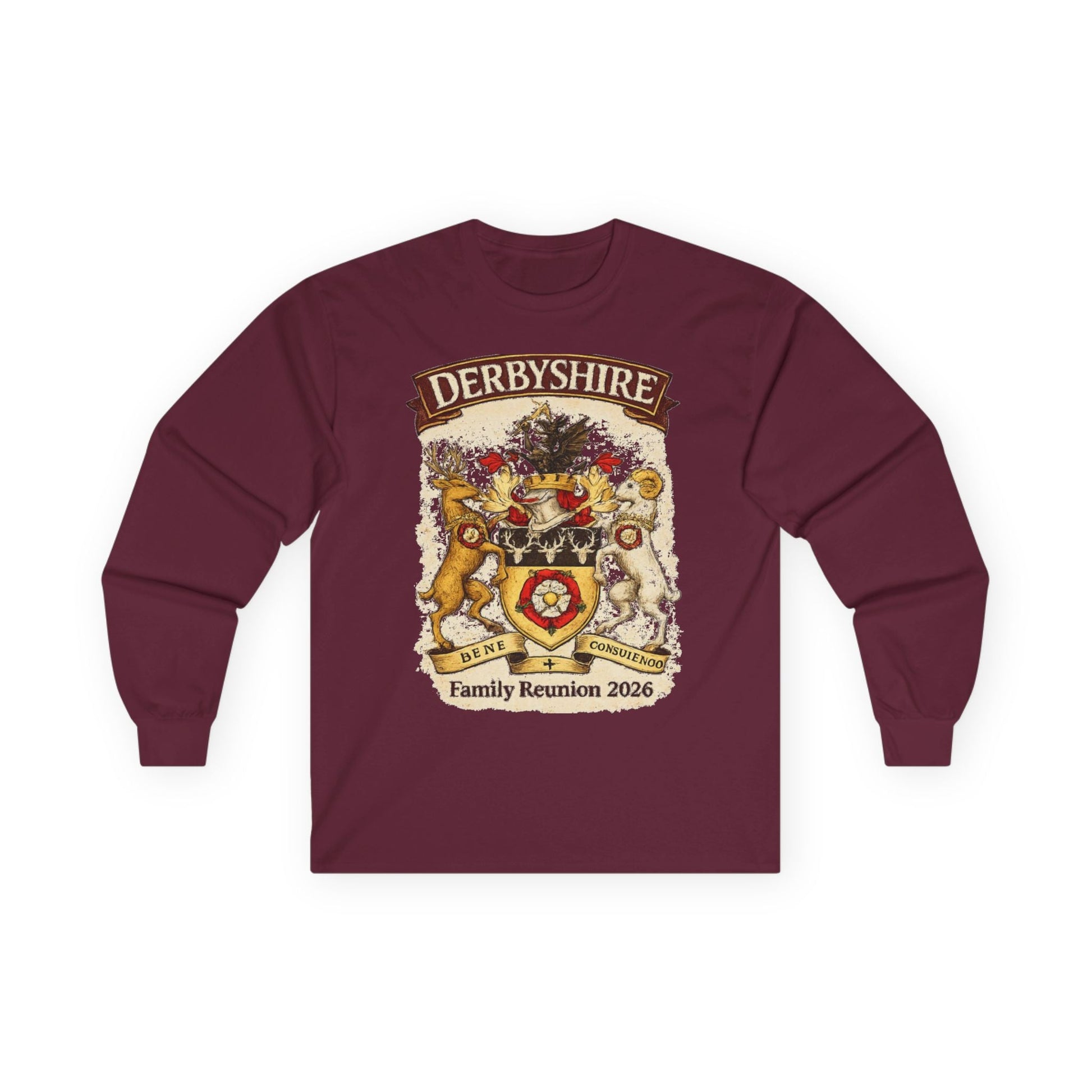 Derbyshire Family Reunion 2026 Long Sleeve Tee - Fallon Gifts