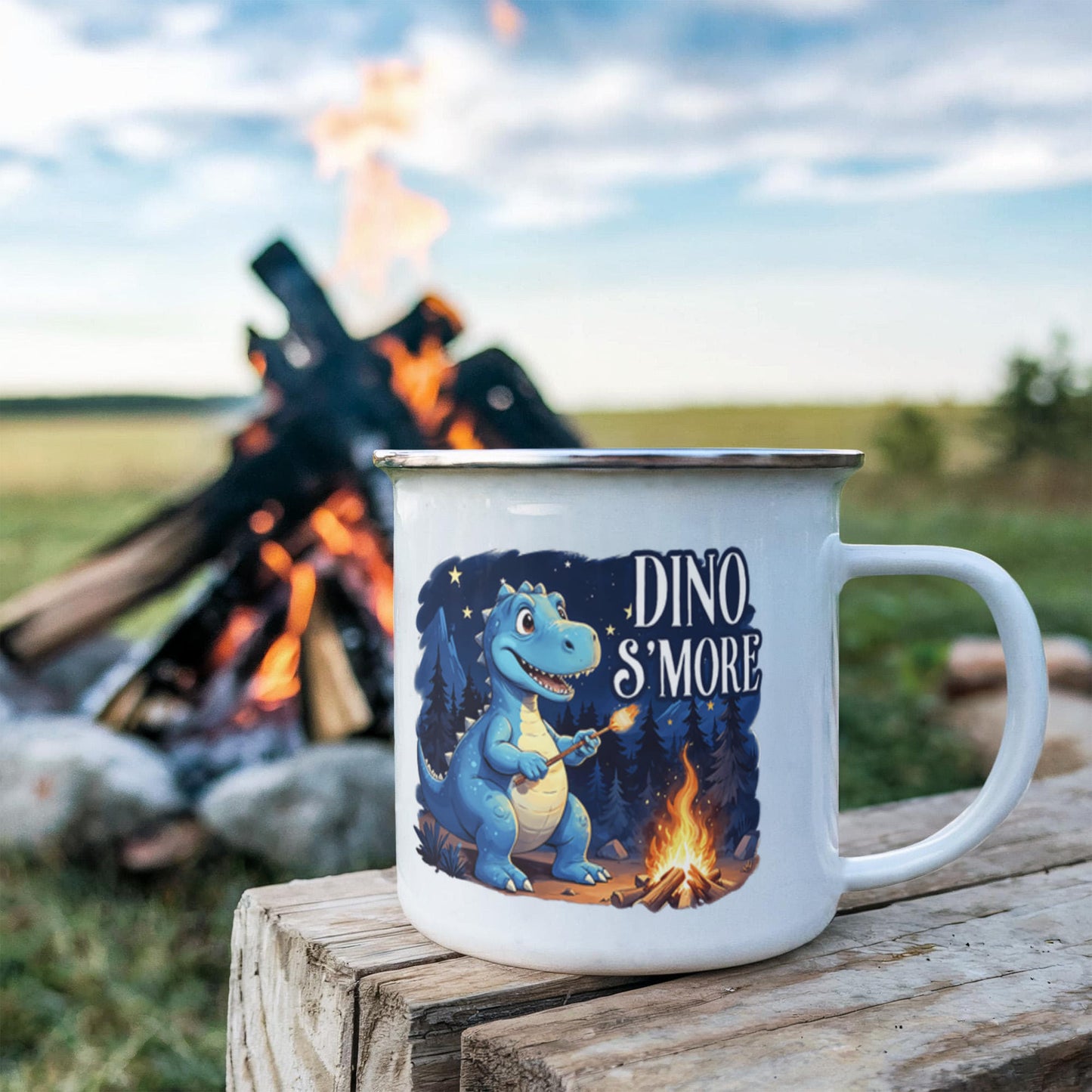 Dino Smores - Camping Mug - Fallon Gifts