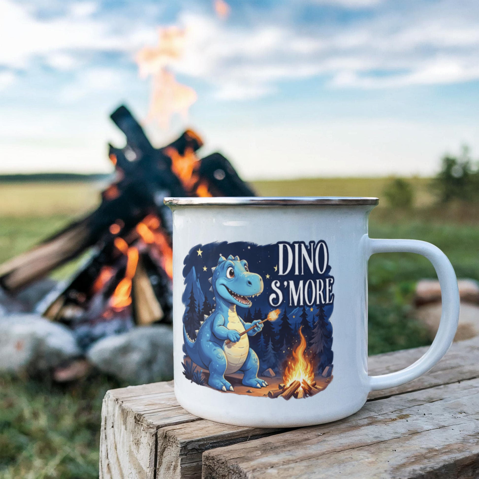 Dino Smores - Camping Mug - Fallon Gifts