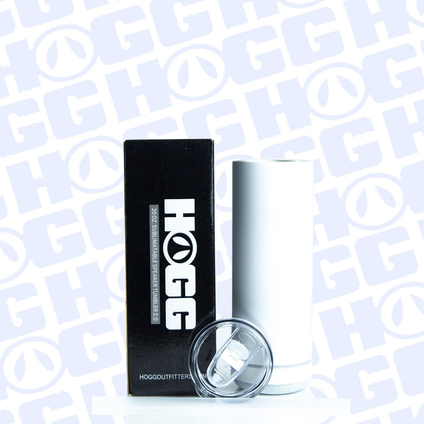 20oz WIRELESS SPEAKER TUMBLER - WHITE