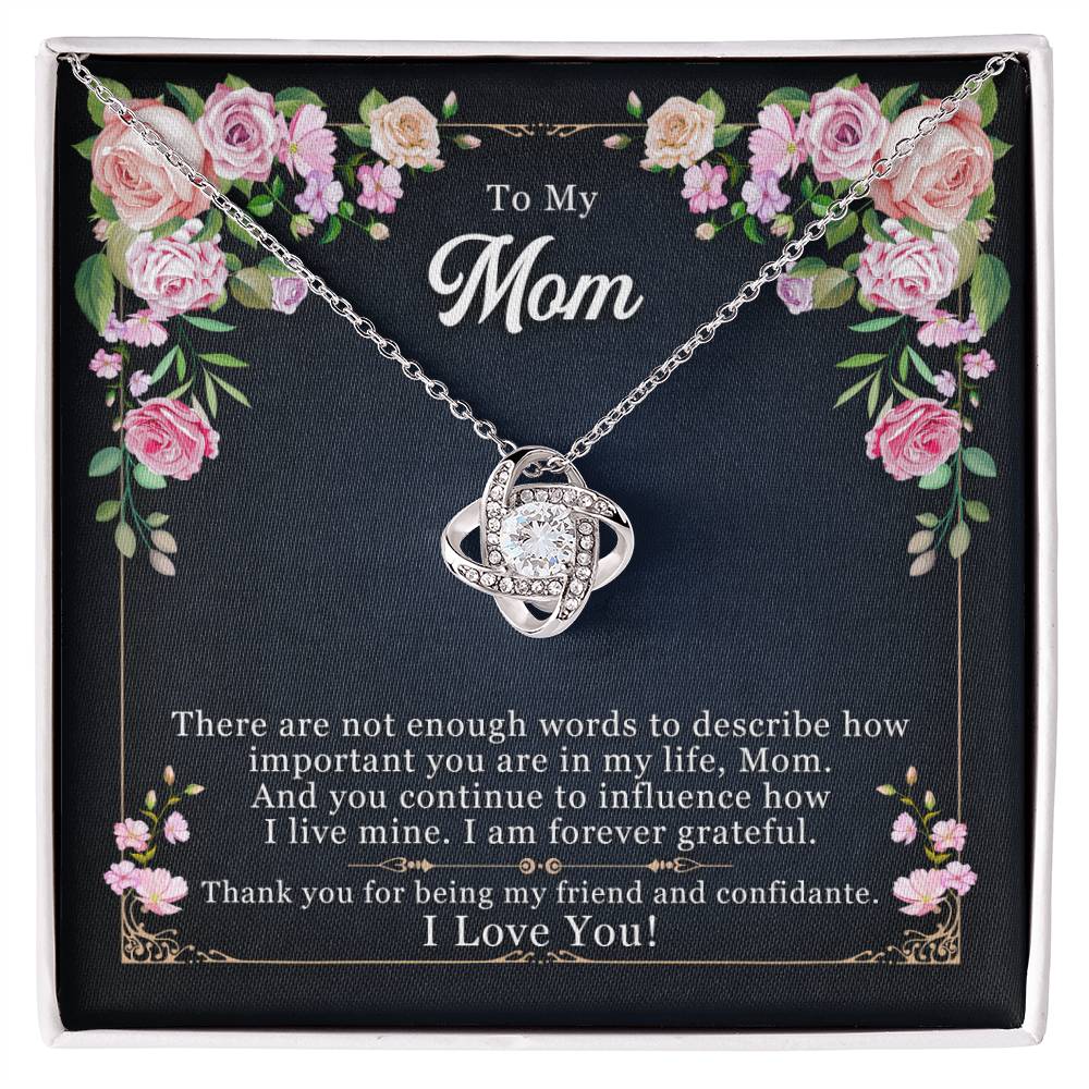 Forever Grateful - Love Knot Necklace - Fallon Gifts