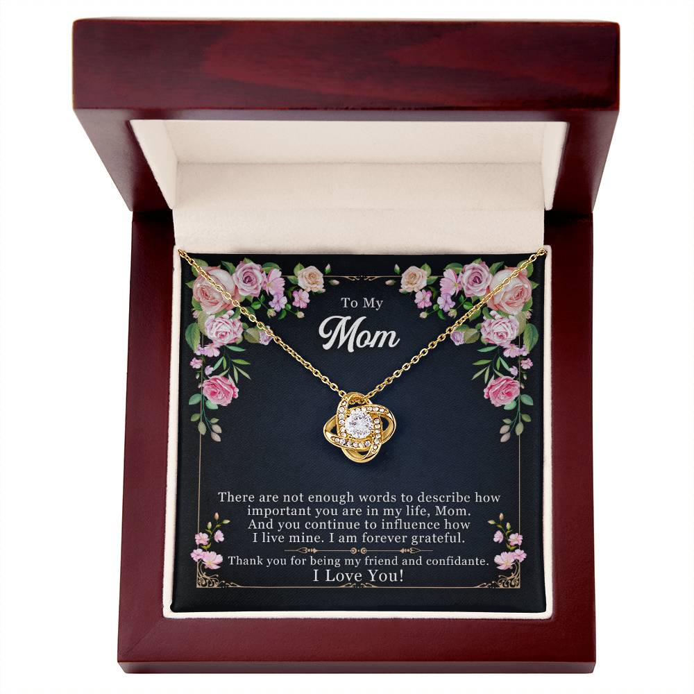 Forever Grateful - Love Knot Necklace - Fallon Gifts
