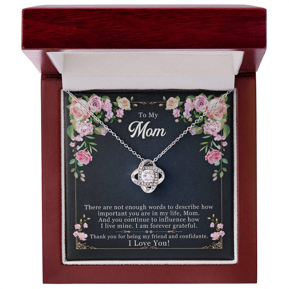 Forever Grateful - Love Knot Necklace - Fallon Gifts